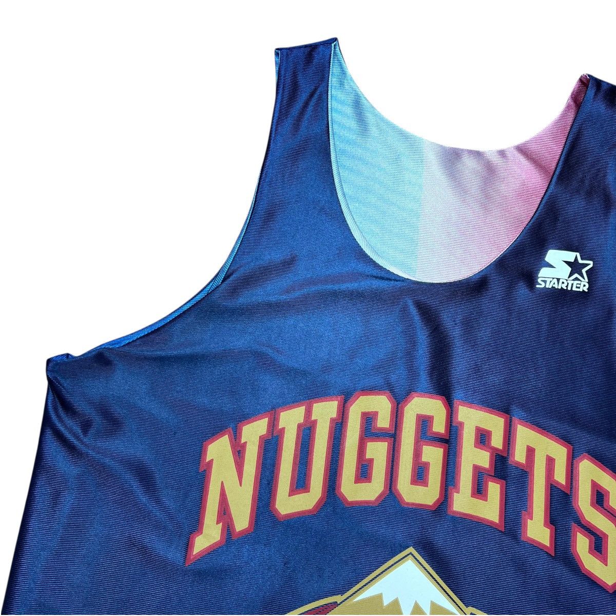 Starter 1990s NBA Denver Nuggets Starter Reversible Practice Jersey Size US XL / EU 56 / 4 - 14 Thumbnail