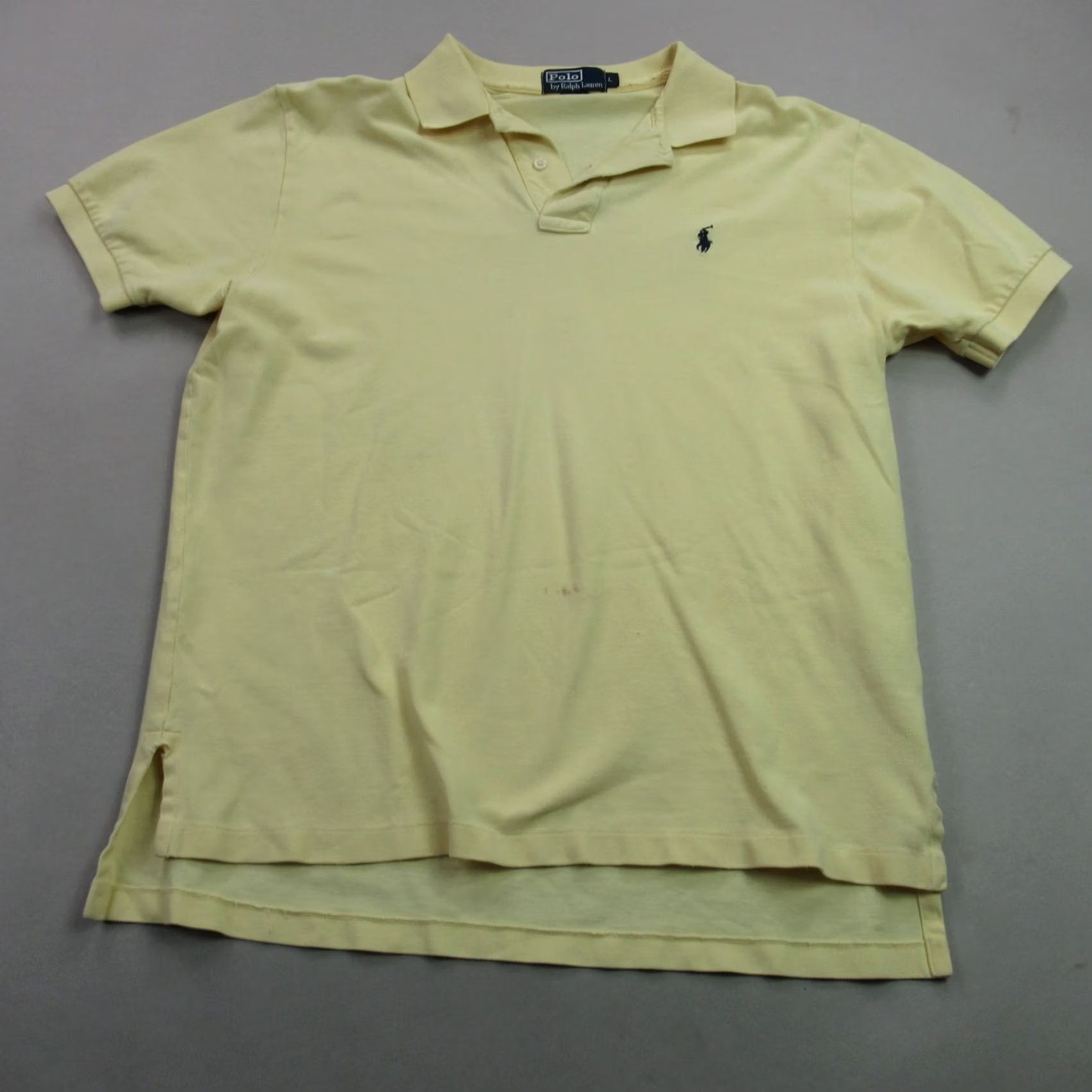 Polo Ralph Lauren Polo Ralph Lauren Shirt Polo Mens Large Short Sleeve Golf Yellow Casual Size US L / EU 52-54 / 3 - 2 Thumbnail