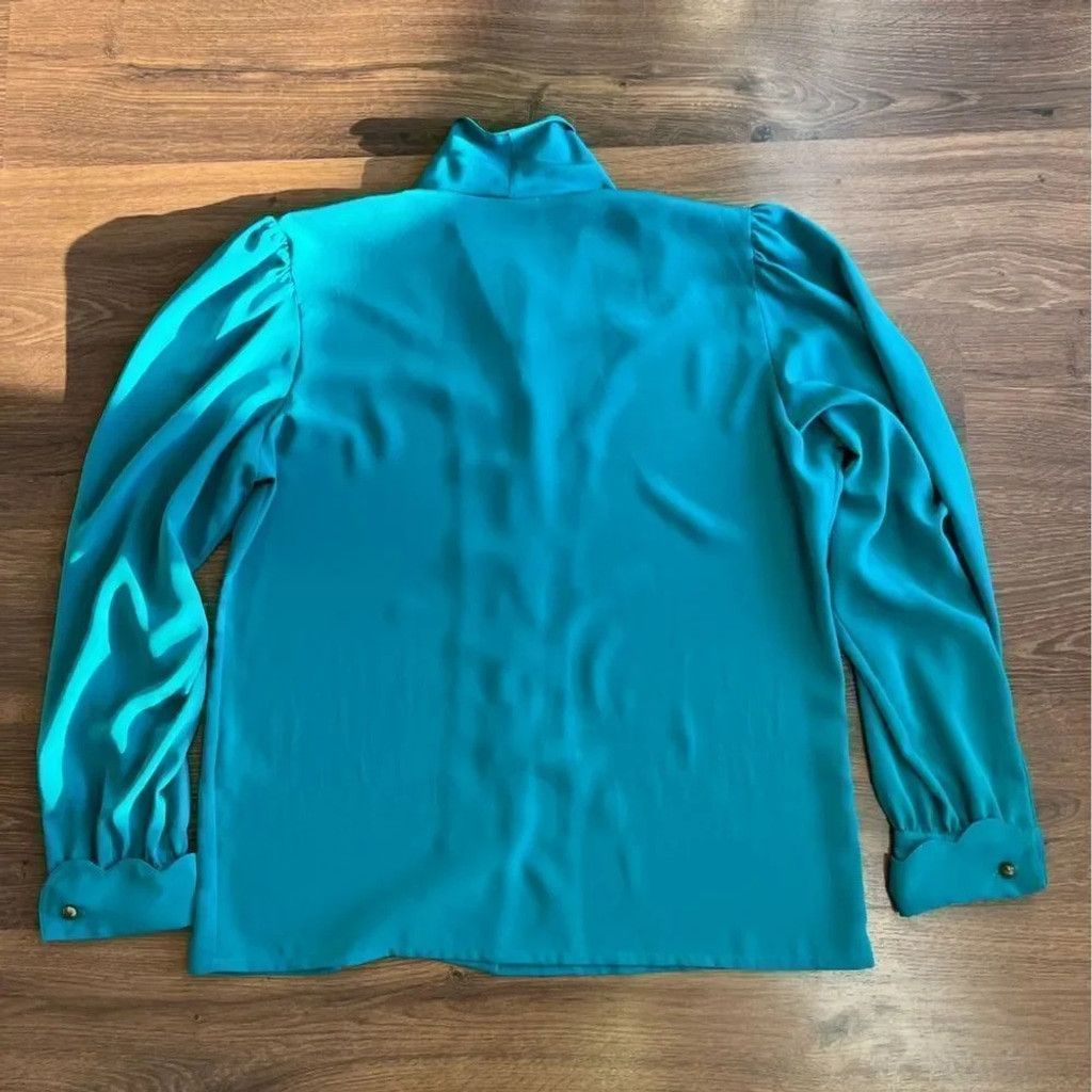 Other Vintage French Blouse w/ Scalloped Collar Size S / US 4 / IT 40 - 7 Thumbnail