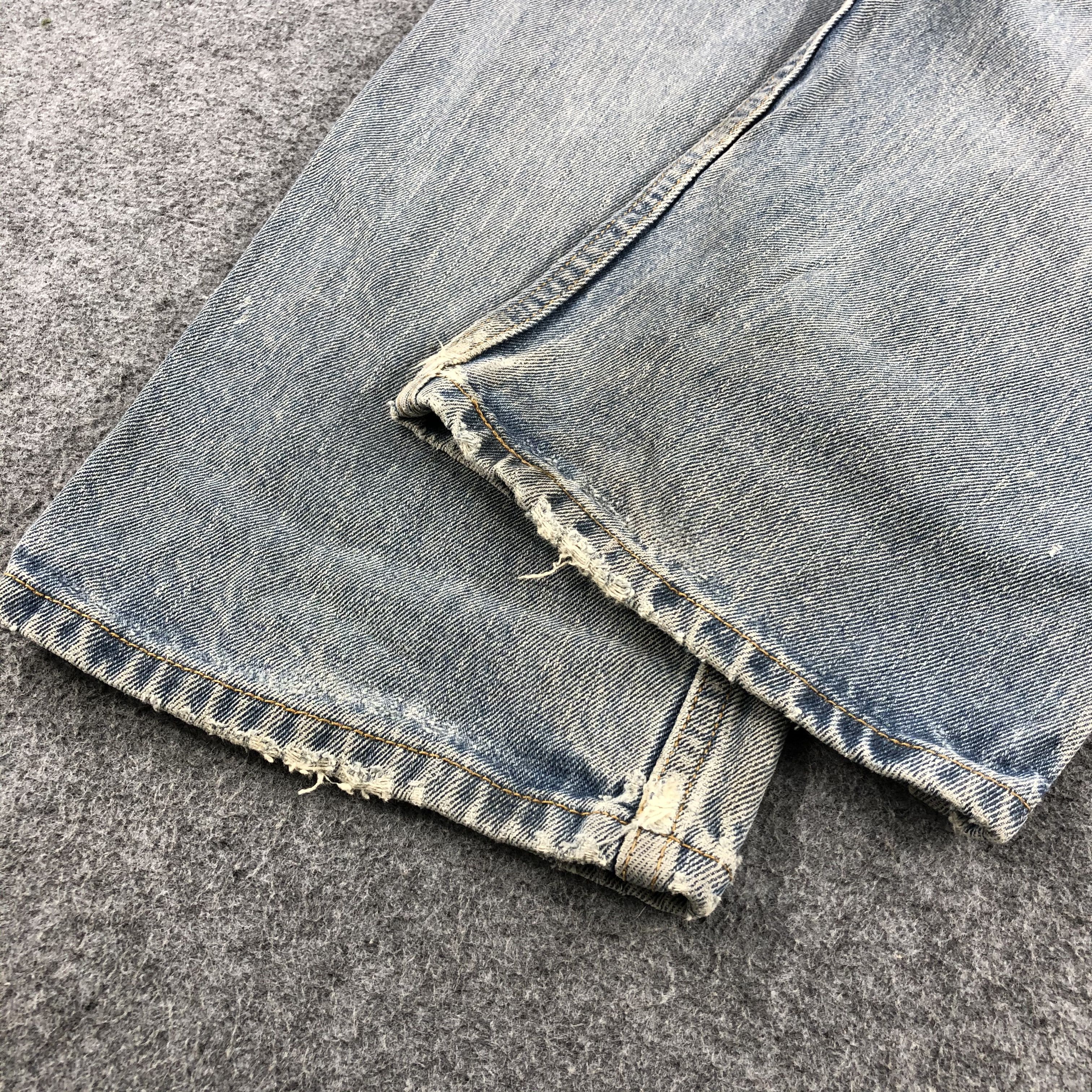 Levi's × Vintage Vintage Dirty Oil Levis 505 Jeans-JM1127 Size US 37 - 5 Thumbnail