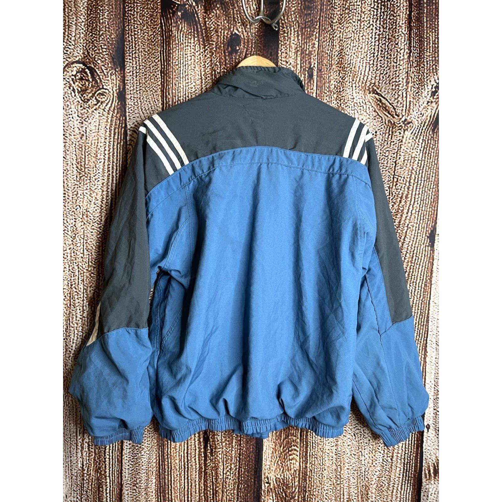Adidas Adidas Windbreaker Jacket Full Zip Asian Fit M Men Colorblock Black Blue Size US M / EU 48-50 / 2 - 3 Thumbnail