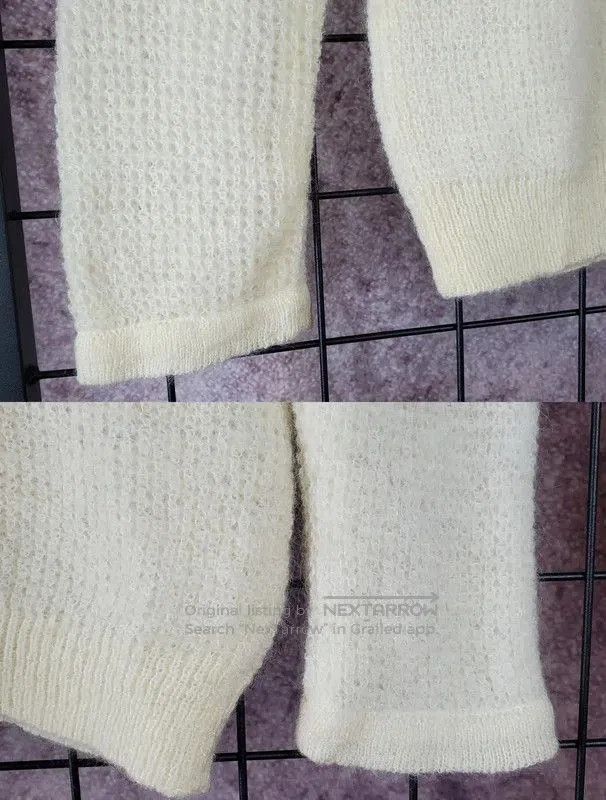 Dior Dior Wool Blend Long Sleeve Top in Beige . Size M / US 6-8 / IT 42-44 - 8 Thumbnail