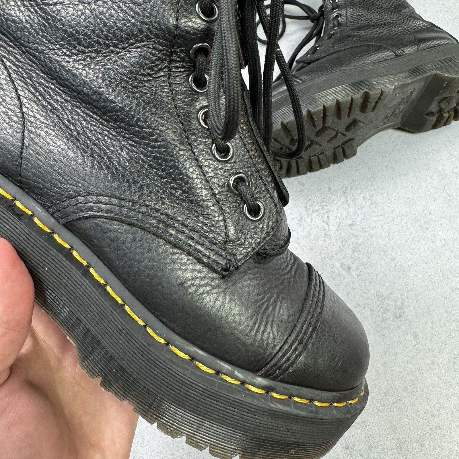 Dr. Martens Dr Martens Sinclair Chuncky Boots Women Size US 7 38 Black Size US 7 / IT 37 - 5 Thumbnail