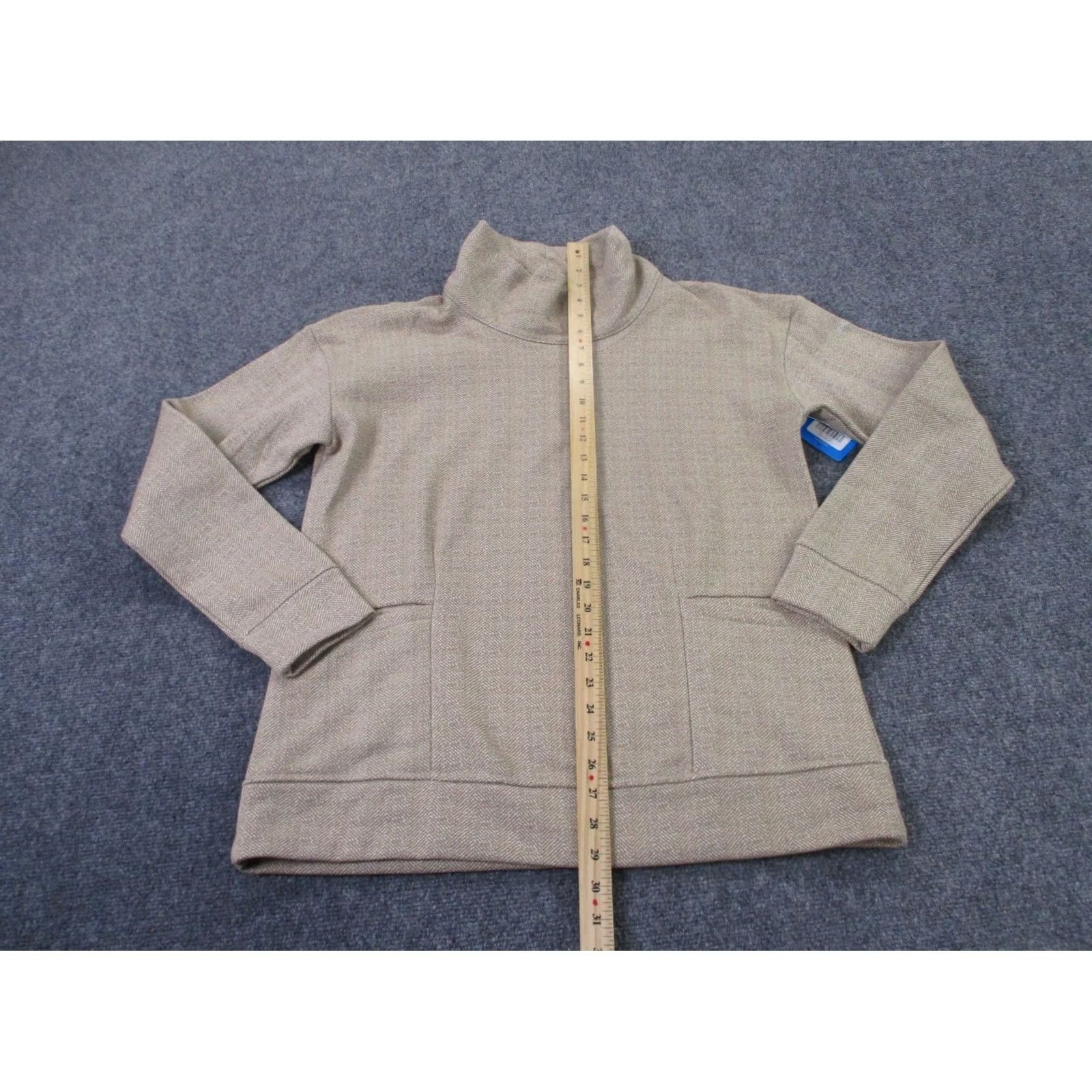 Vintage Columbia Jacket Womens L Beige Pullover Windbreaker Outdoor Thermal Pockets Size L / US 10 / IT 46 - 3 Thumbnail