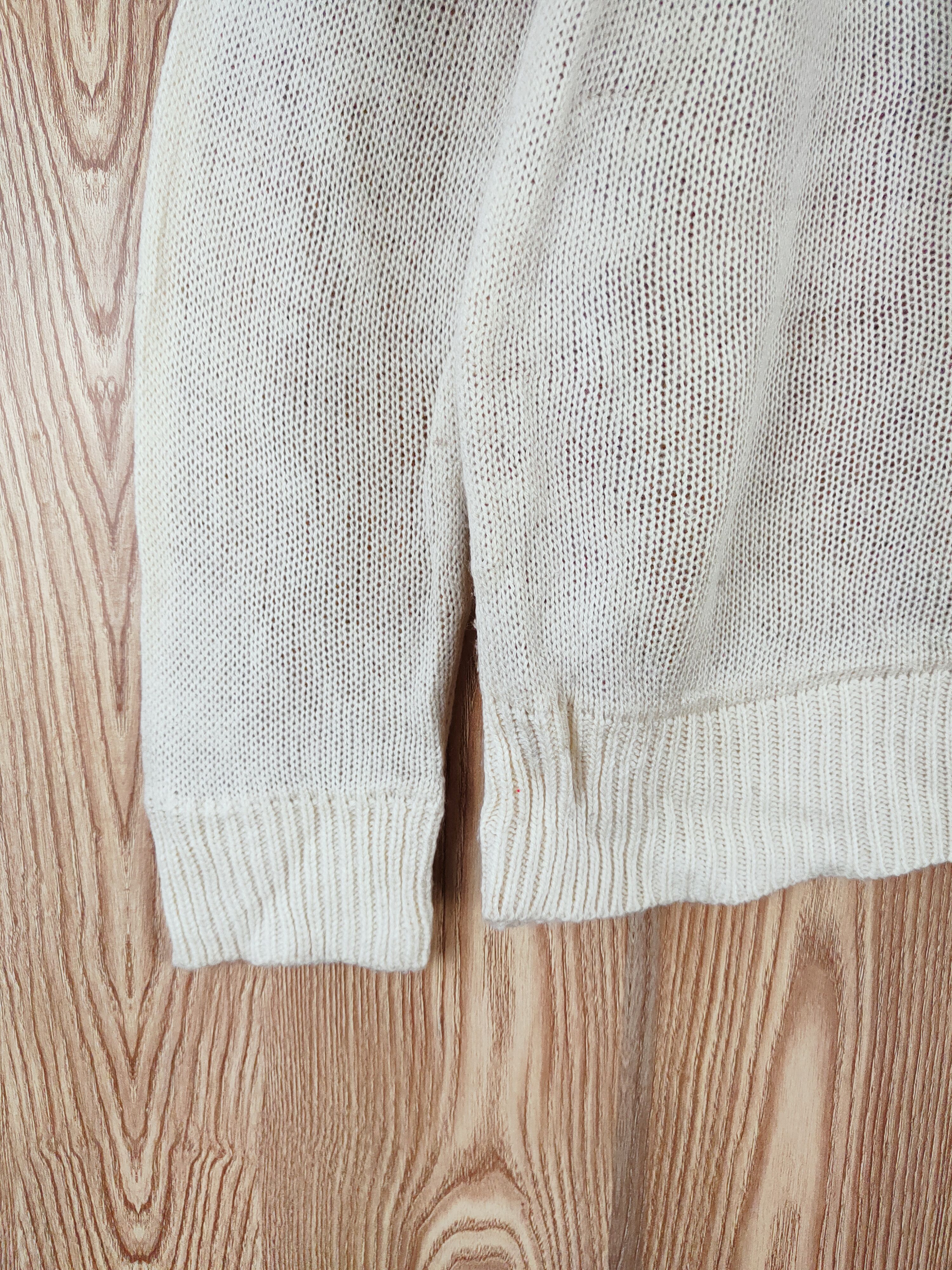 GRN × Homespun Knitwear × Japanese Brand GRN Cream Knitwear Sweatshirts #W316 Size L / US 10 / IT 46 - 5 Thumbnail