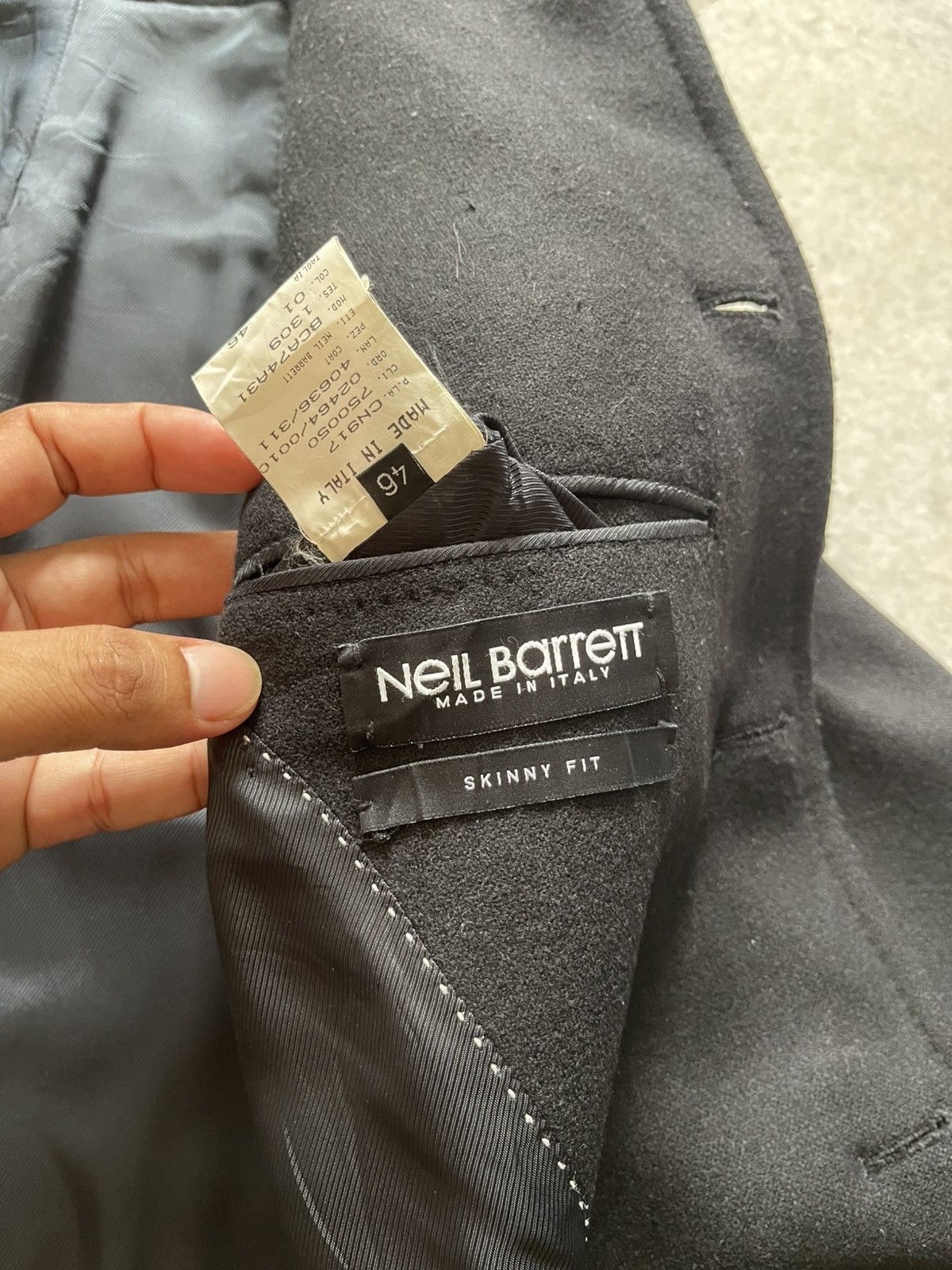 Neil Barrett Neil Barret Long Coat Mandarin Collar Size US M / EU 48-50 / 2 - 15 Thumbnail