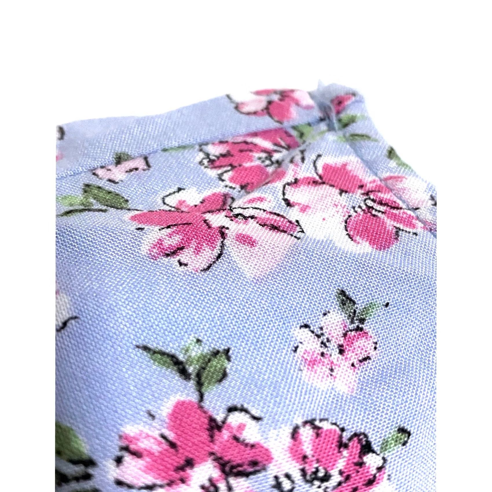 Rsq RSQ Floral V Neck Dress XL Short Sleeve Open Back Mini Tie Neck Prairie Boho Cottage NWT Women's Dress Size XL / US 12-14 / IT 48-50 - 4 Thumbnail