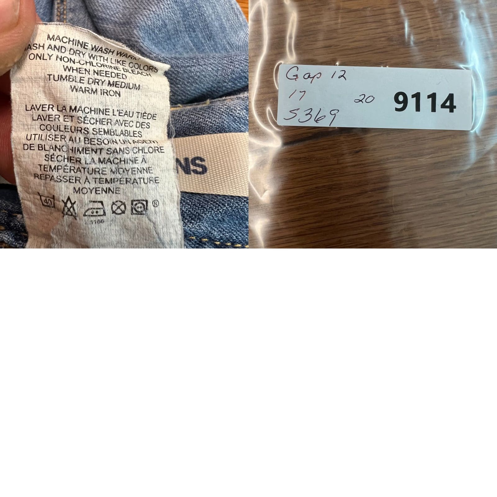 Gap VINTAGE Gap Denim Mini Skirt Women 12 Pockets Zipper Short Blue Jean 90s Casual Size 34" / US 12 / IT 48 - 8 Thumbnail
