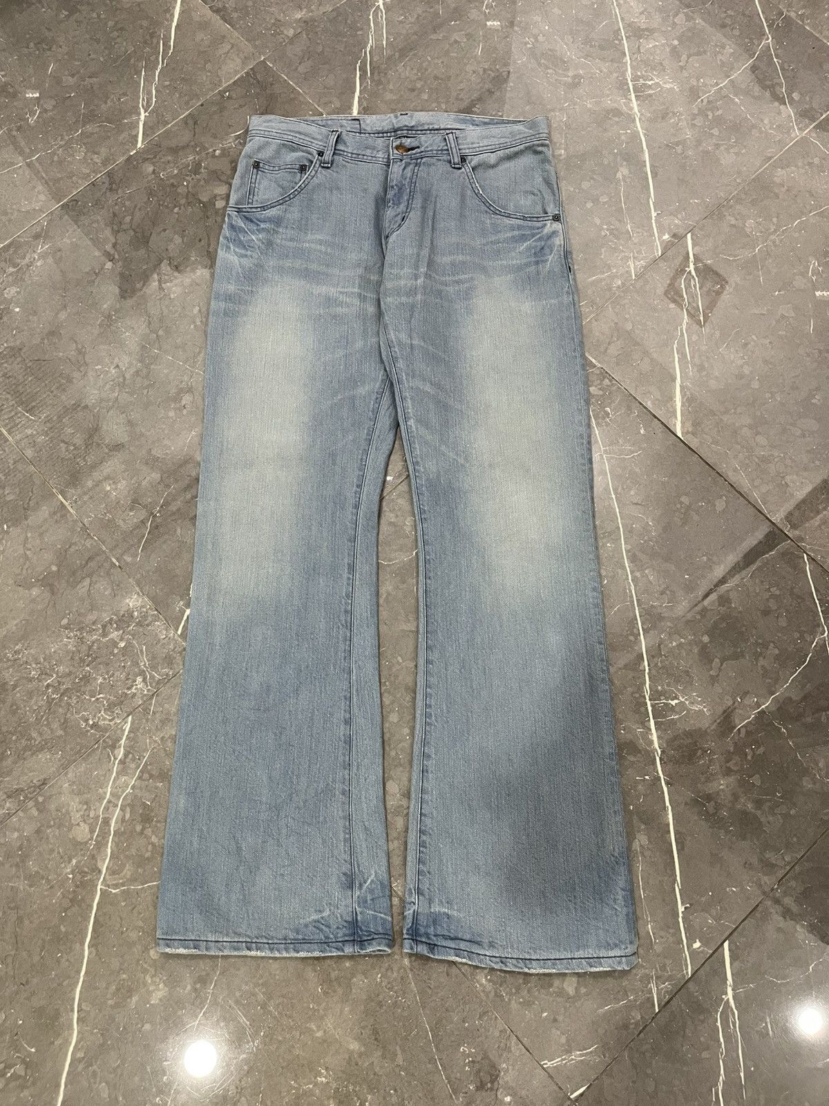 Japanese Brand ISSEY MIYAKE TETE HOMME FLARED JEANS Size US 32 / EU 48 - 1 Thumbnail