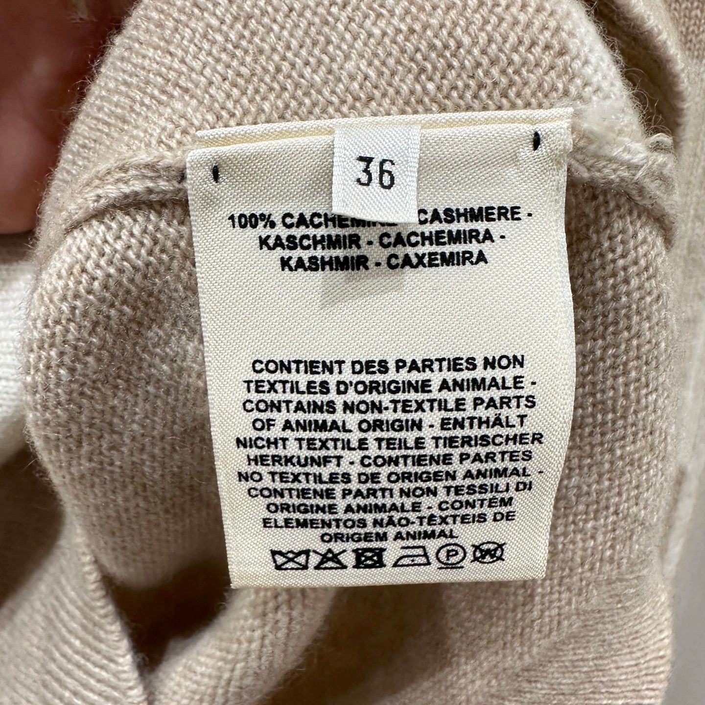 Hermes Hermes mar242 intarsia cashmere cardigan 36 Size XS / US 0-2 / IT 36-38 - 4 Thumbnail