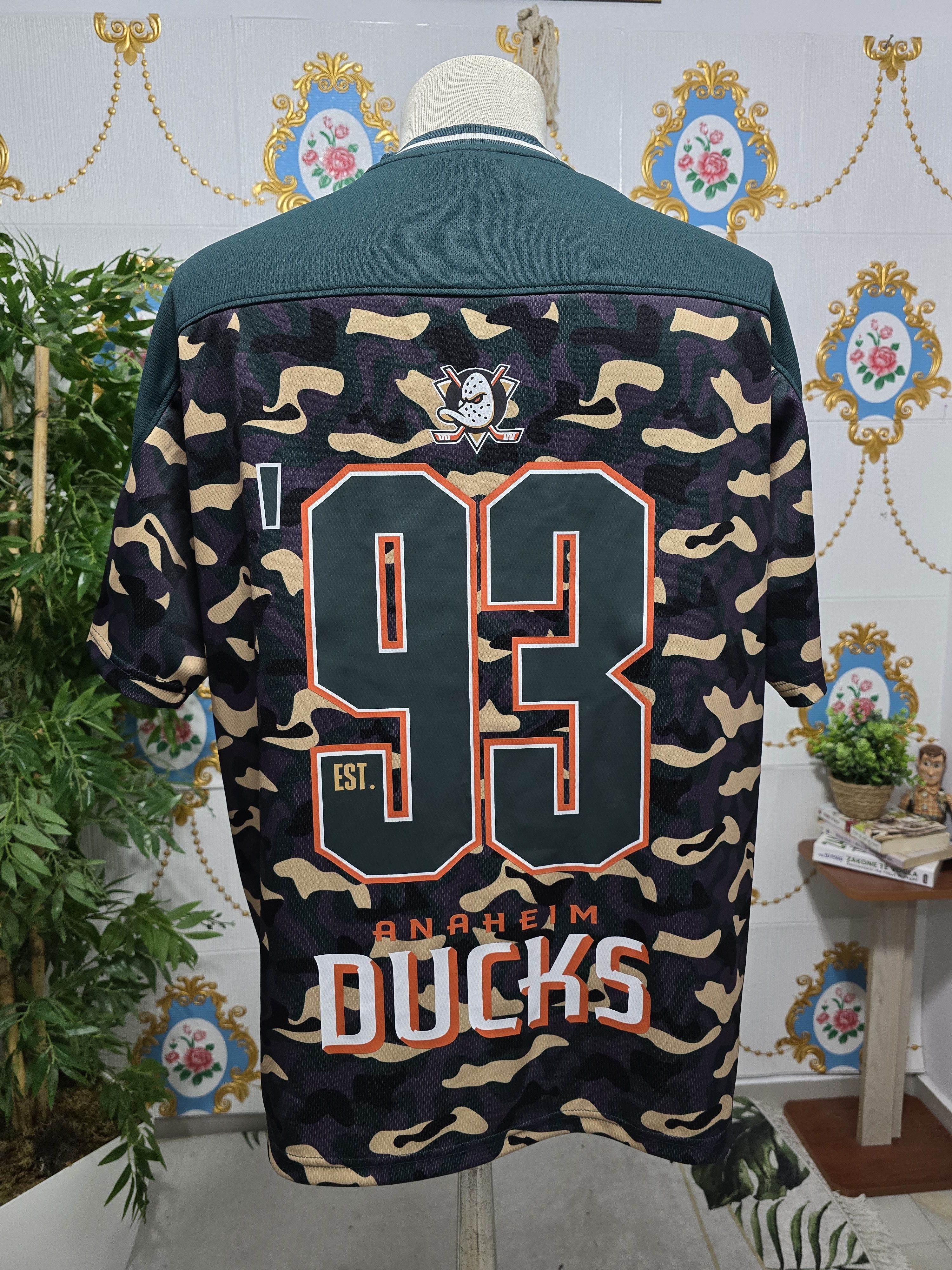 NHL Primark Anaheim Ducks camouflage t-shirt. Mens XL new Size US XL / EU 56 / 4 - 11 Thumbnail