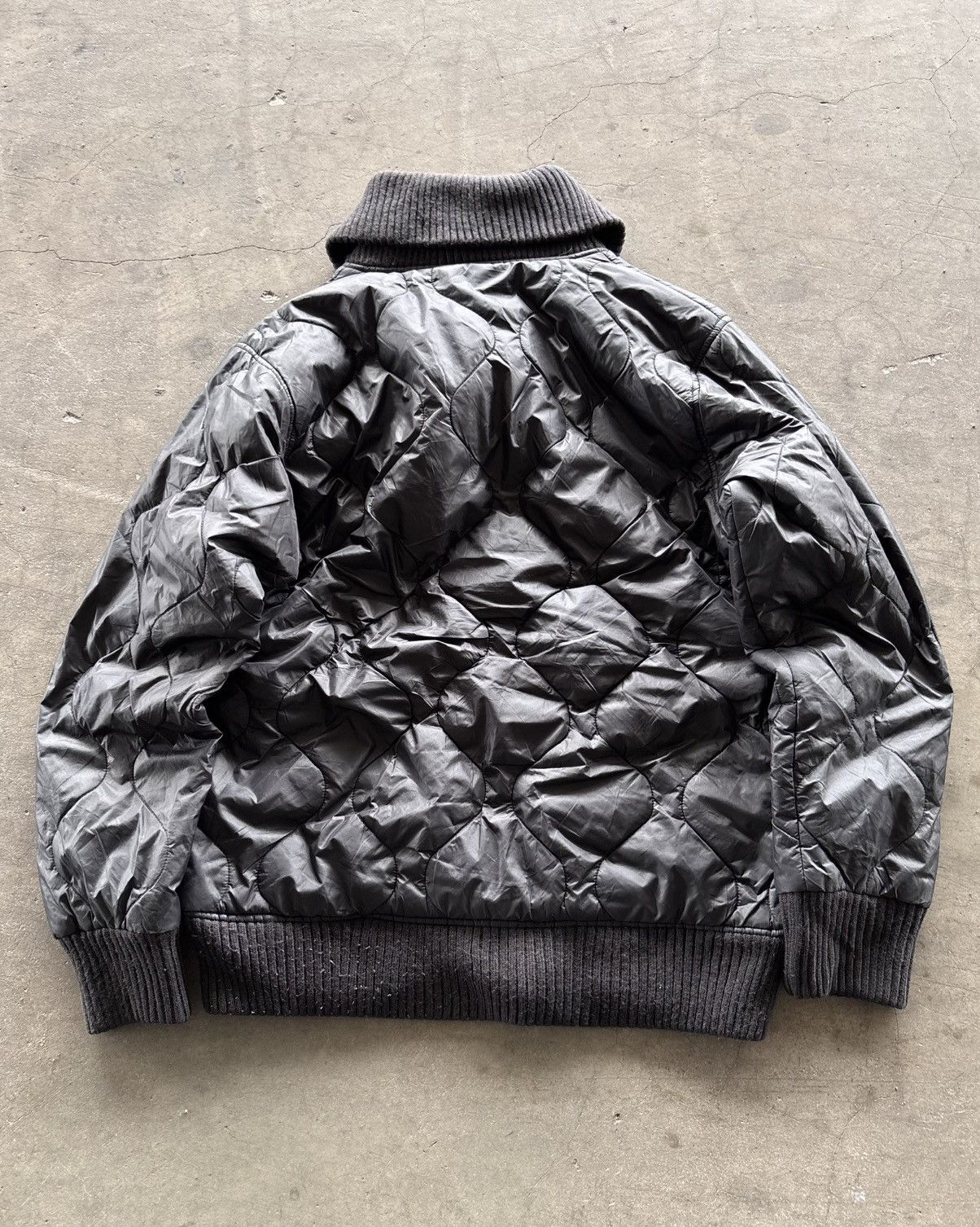 Woolrich Woolen Mills 1990s Wool Rich Puffer Jacket Size US L / EU 52-54 / 3 - 6 Thumbnail