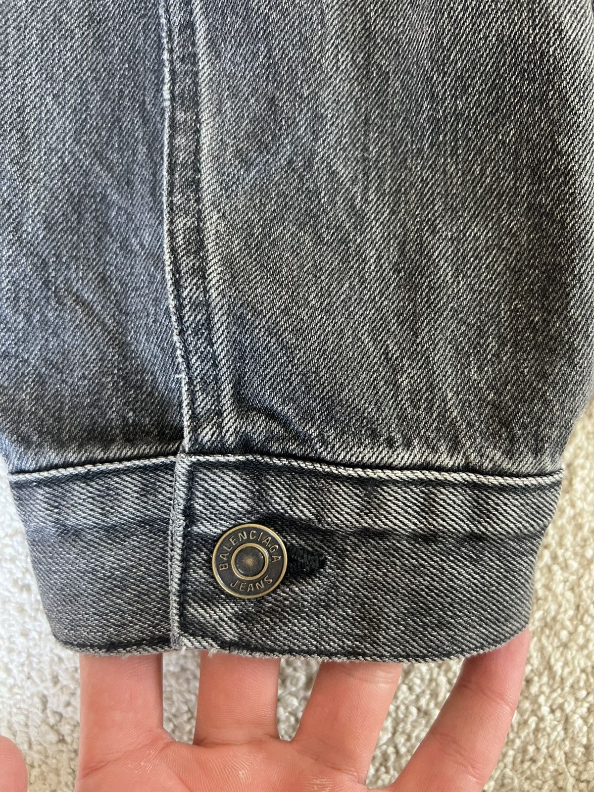 Balenciaga Balenciaga denim hoodie jacket Size US M / EU 48-50 / 2 - 2 Thumbnail