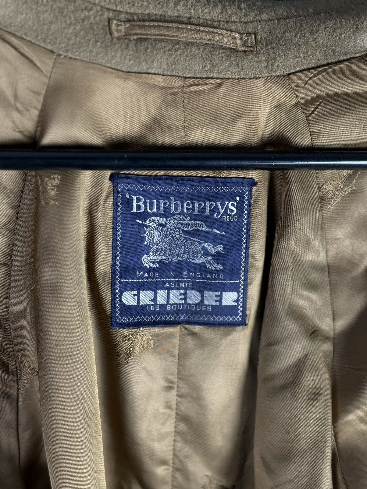 Burberry Prorsum Vintage Burberrys Prorsum Women’s Beige Wool Coat Size L / US 10 / IT 46 - 12 Thumbnail