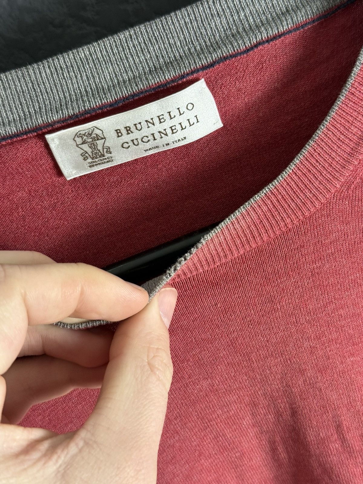 Brunello Cucinelli Mens Brunello Cucinelli Cotton Men’s Sweater Size 54 Size US L / EU 52-54 / 3 - 5 Thumbnail