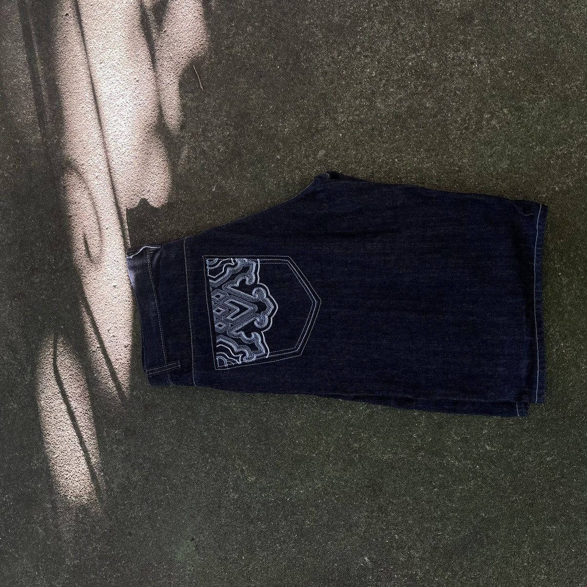 Avirex × Vintage Navy Blue Avirex Denim Jorts Size US 38 / EU 54 - 2 Thumbnail