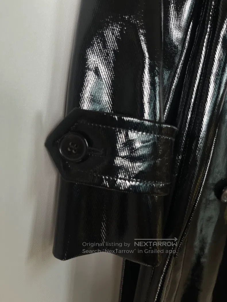 Saint Laurent Paris Saint Laurent Paris Patent leather trench coat Size XS / US 0-2 / IT 36-38 - 4 Thumbnail