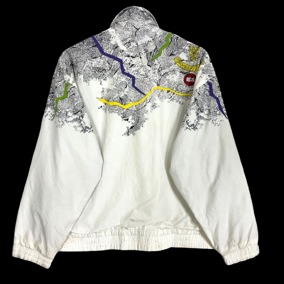 Adidas Vintage Adidas Descente Jacket Zipper Windbreaker Over Print Size US M / EU 48-50 / 2 - 18 Thumbnail