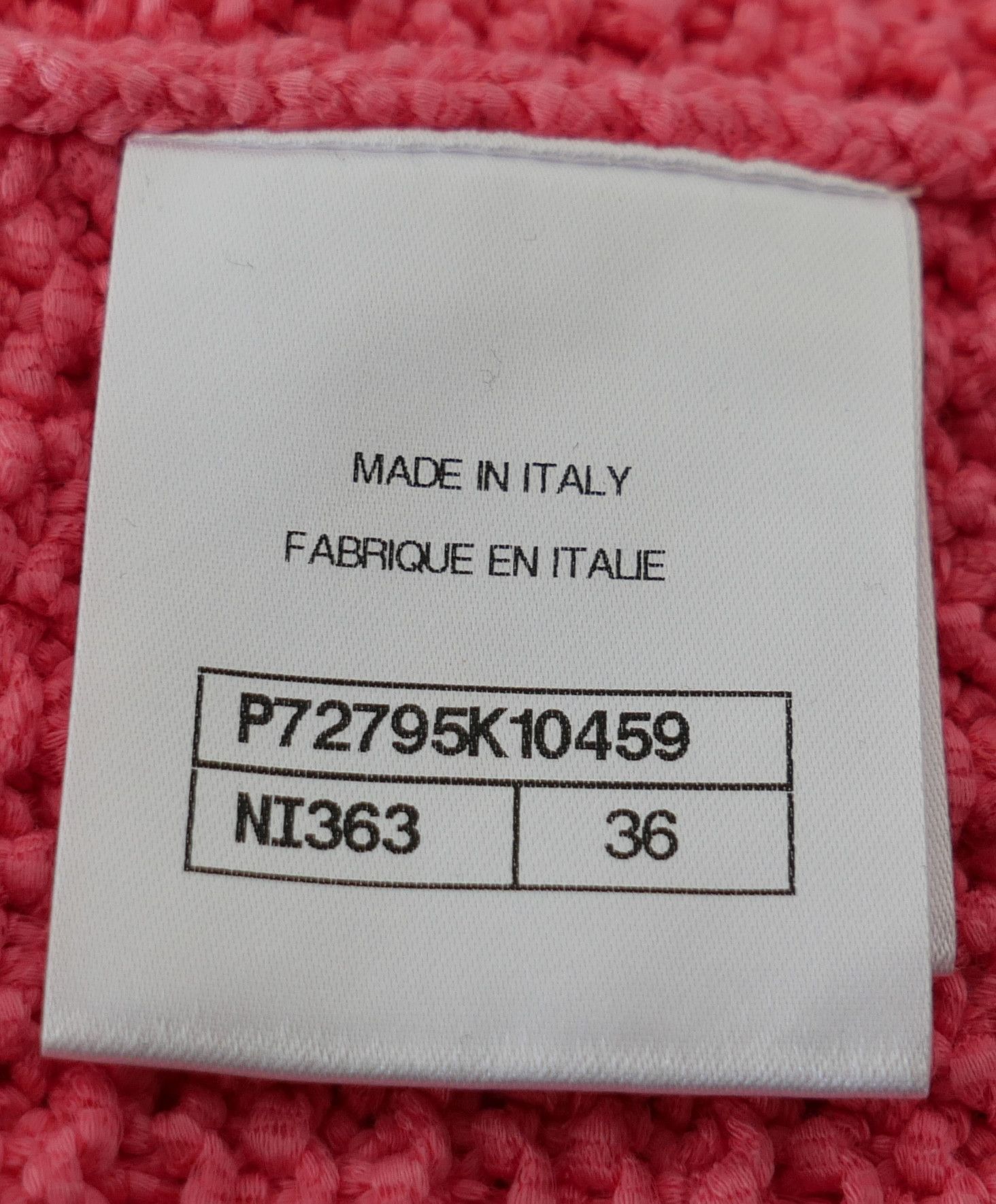 Chanel Chanel Spring 22S Coral Pink Knitted Sleeveless Jacket Size XS / US 0-2 / IT 36-38 - 9 Thumbnail