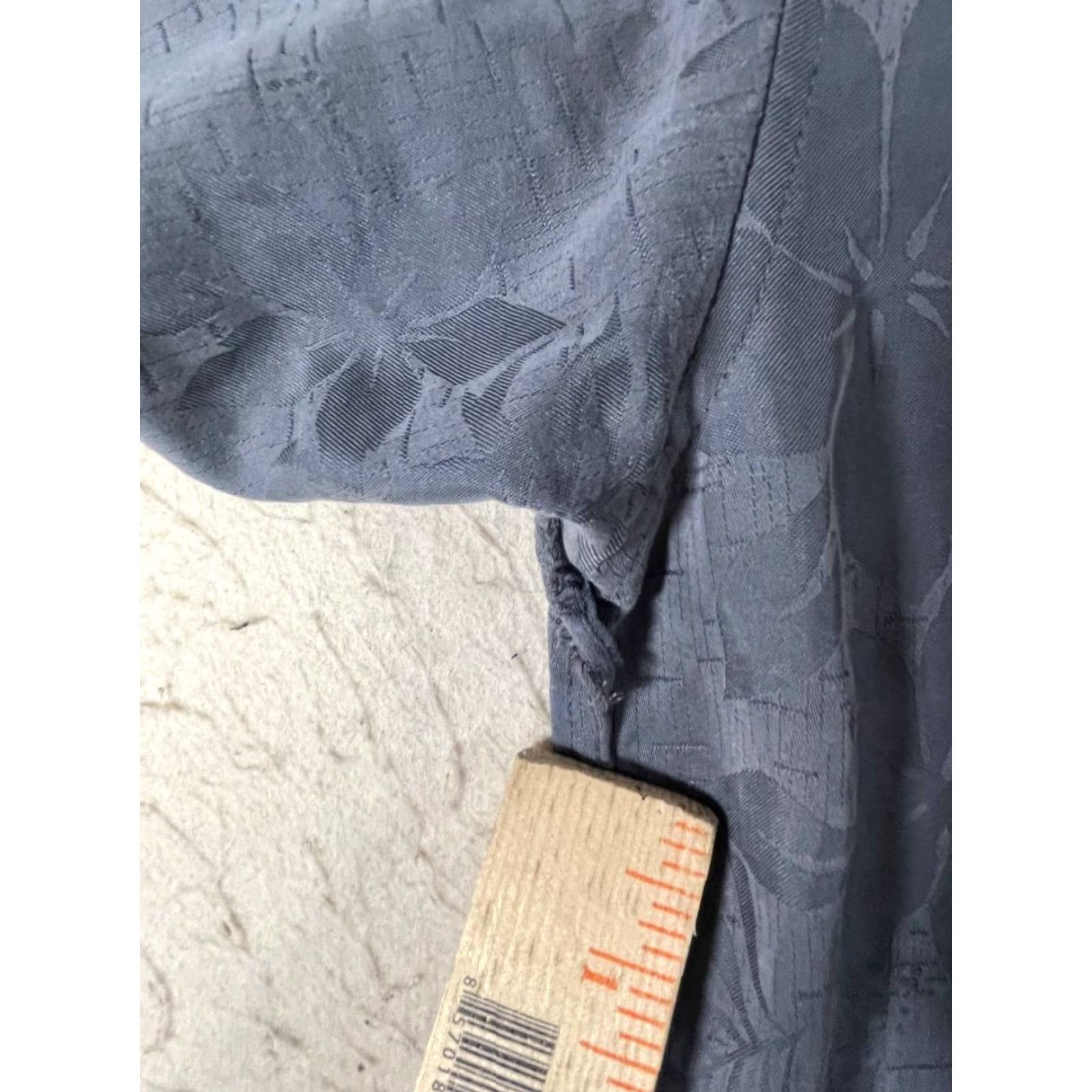 O'Neill Jack O'Neill Shirt Hawaiian Floral Graphic Gray Men's Large Silk Short Sleeve Button-Up Collared Back Graphic Chest Pocket Vintage No? Size US L / EU 52-54 / 3 - 5 Thumbnail