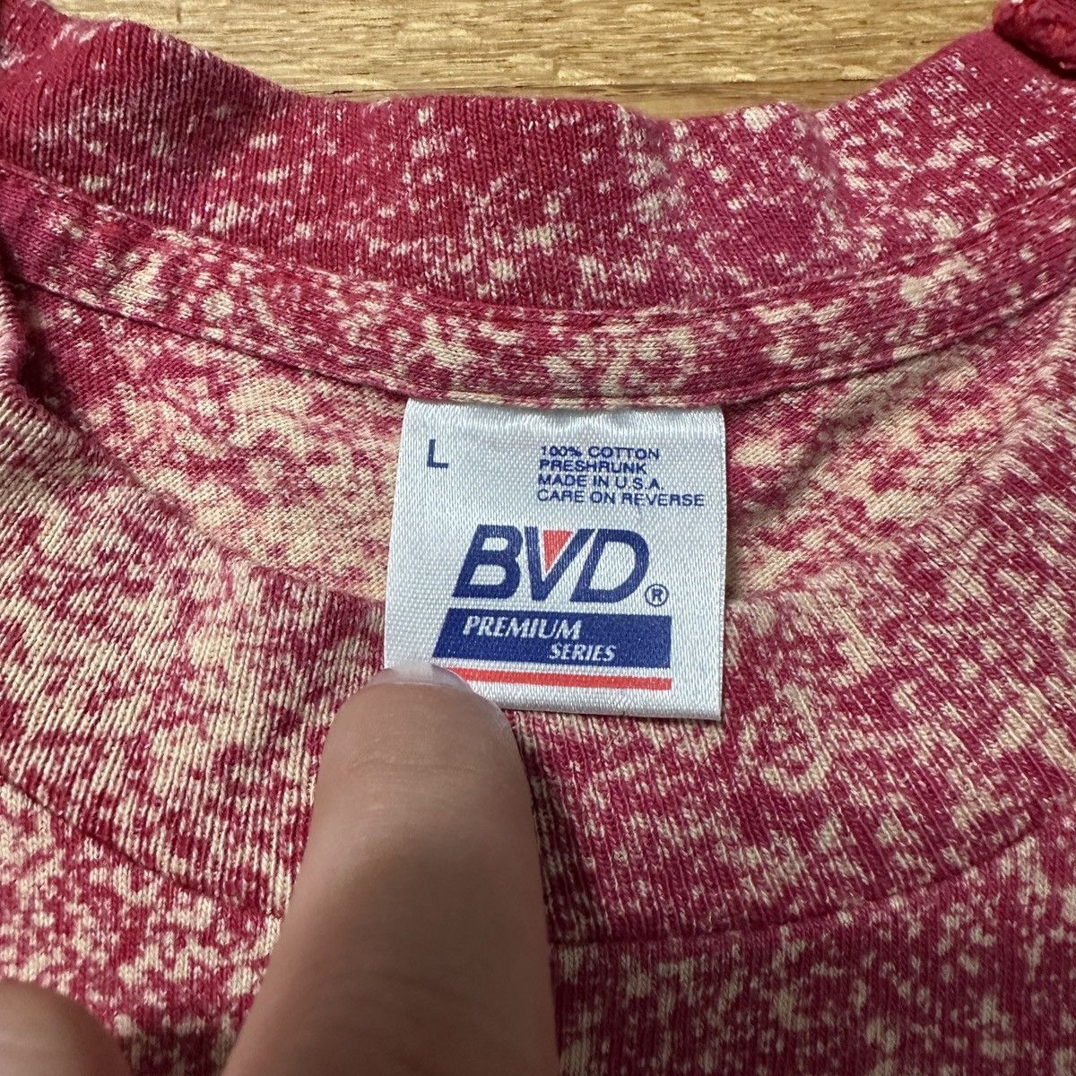 Vintage Vintage bleach dyed tee Size US L / EU 52-54 / 3 - 4 Thumbnail
