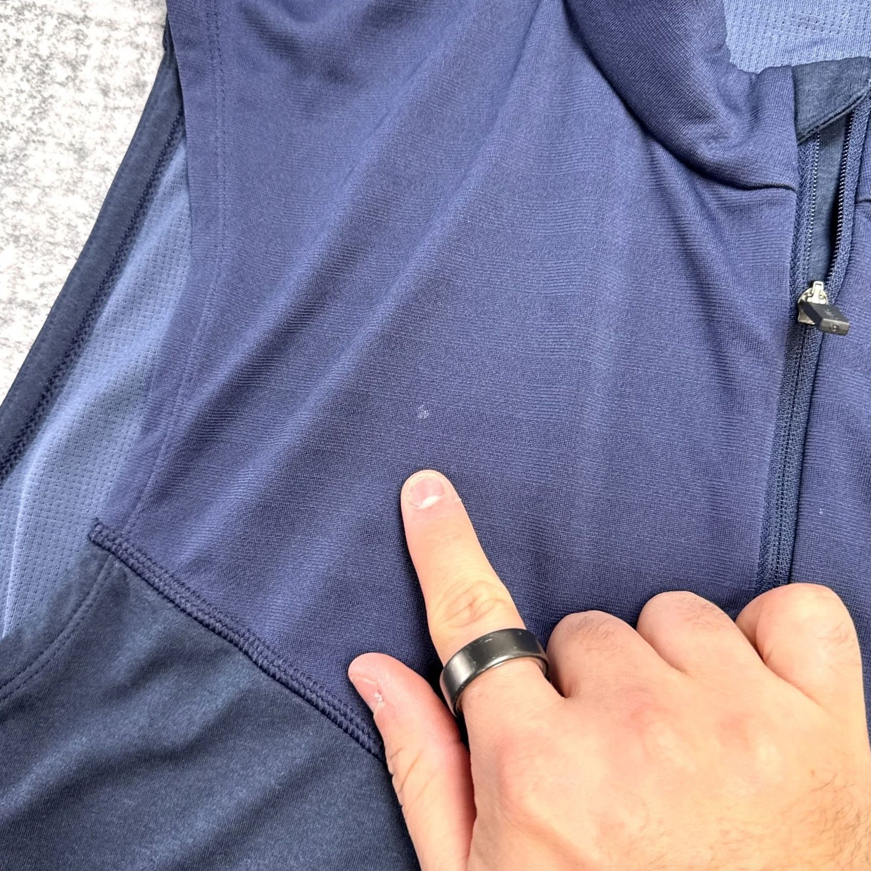 KJUS KJUS Westport Vest Mens XL Navy Blue Golf Performance UPF 50 Quick Dry Travel Windbreaker Short Zip Pockets Lightweight Size US XL / EU 56 / 4 - 3 Thumbnail