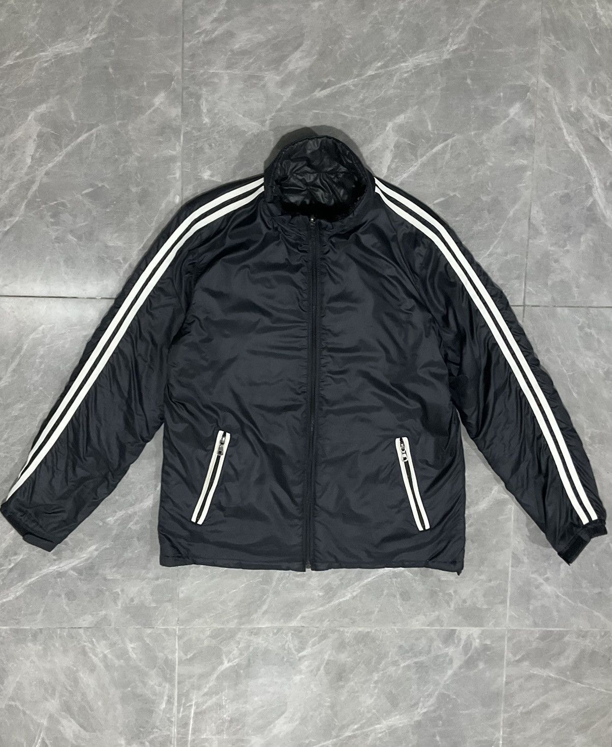 Designer × Uniqlo Jacket Nylon Zip Up 2 in 1 with 2 line Stripe Size US L / EU 52-54 / 3 - 1 Thumbnail