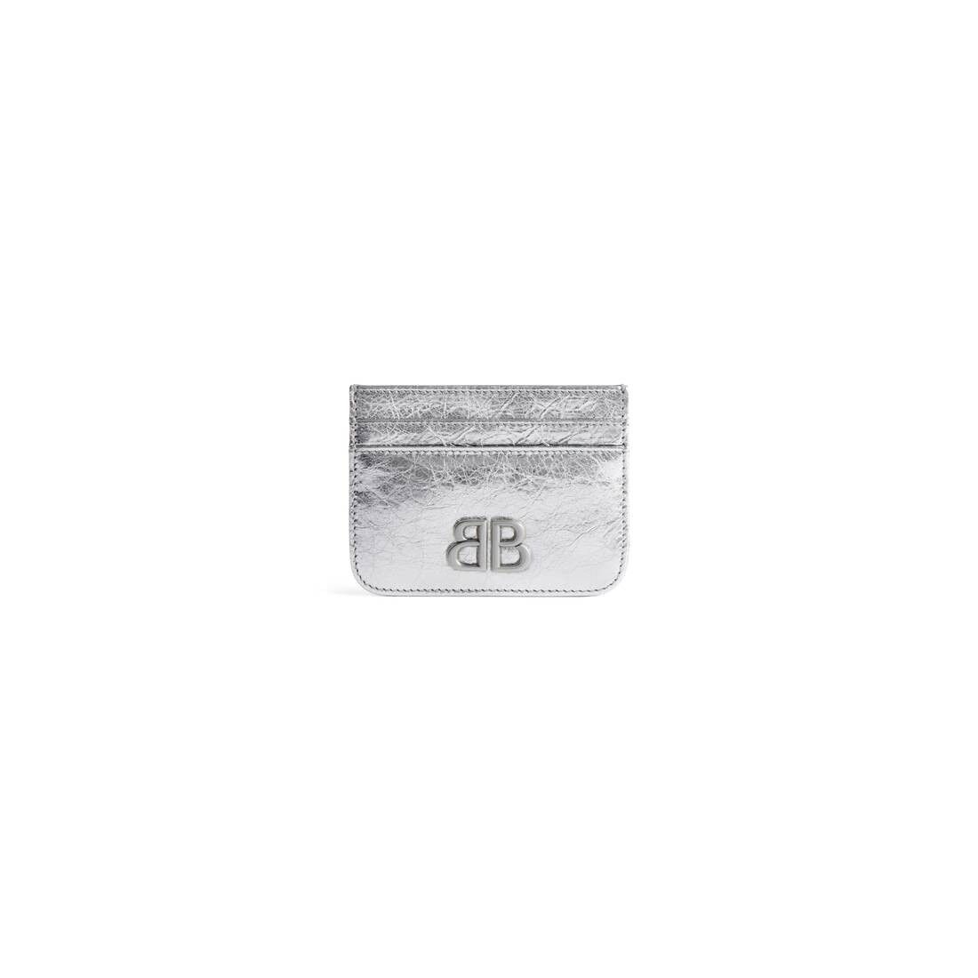 Balenciaga o1la1rc1a0825 Size: OS / Monaco Card Holder Metallized Size ONE SIZE - 1 Thumbnail