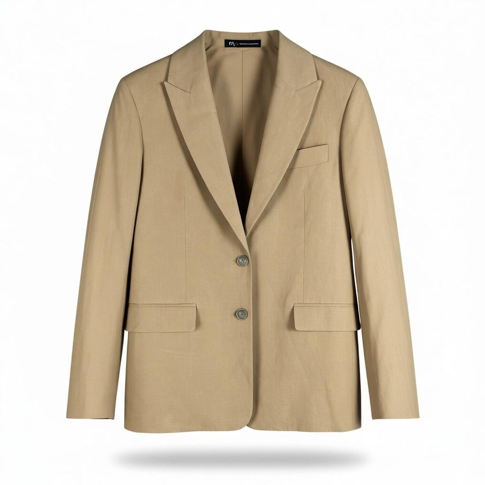 Cos COS Tan Linen Blend Blazer Women's Size 2 $190 NWT Career Size XS / US 0-2 / IT 36-38 - 1 Thumbnail