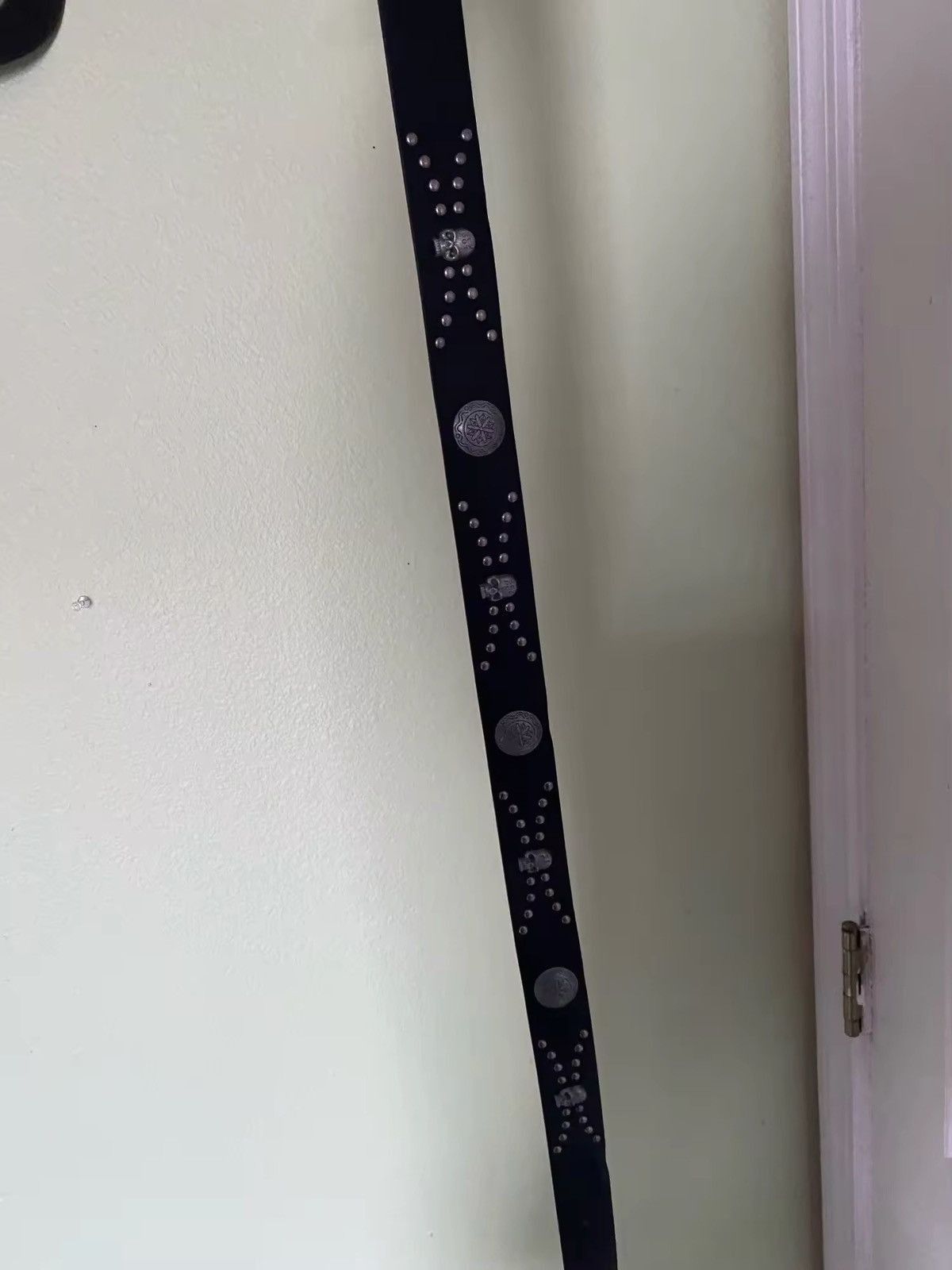 Japanese Brand × Leather PU Leather Belt Riveted 120 cm Size ONE SIZE - 8 Thumbnail