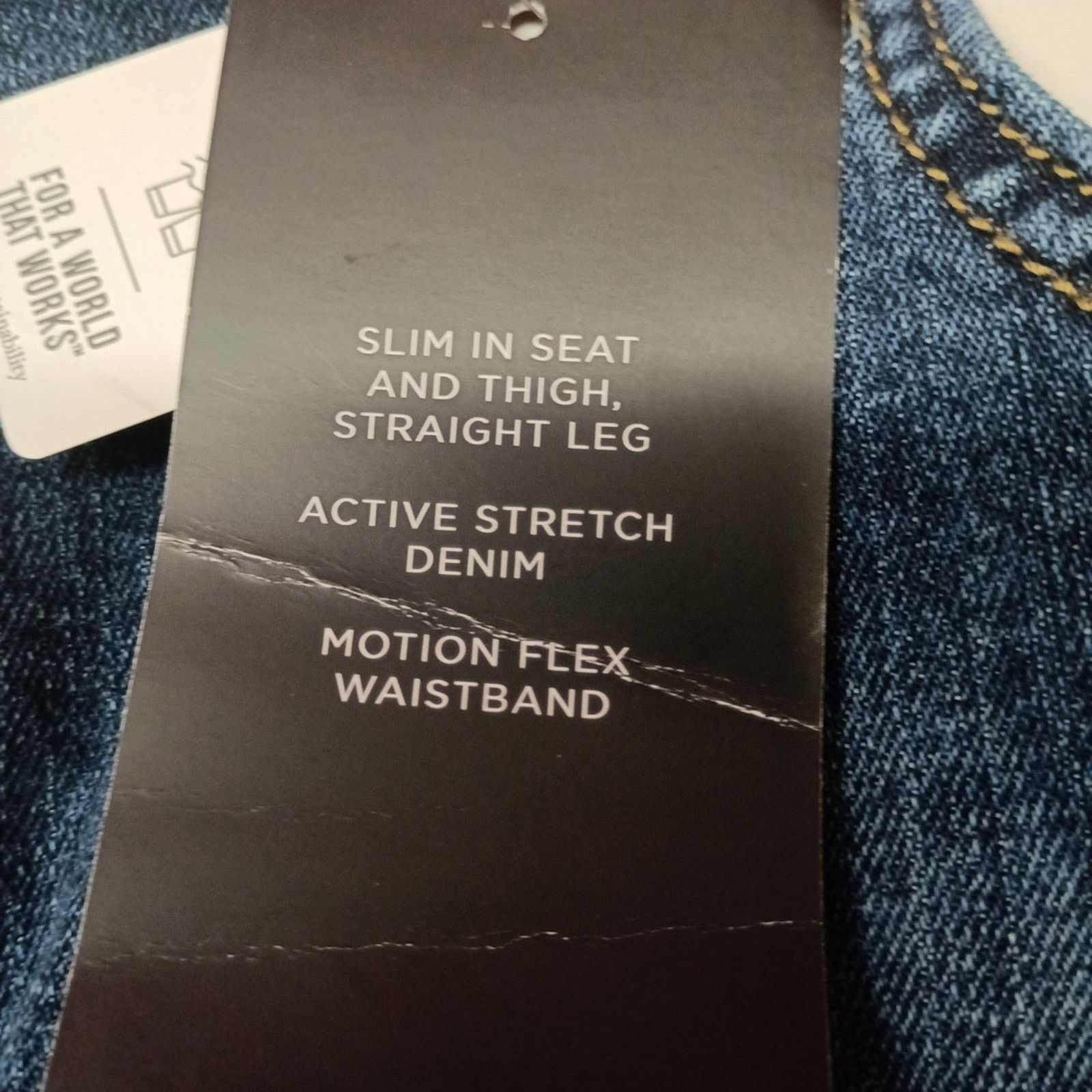 Lee Lee Slim Straight Jeans Men's Size 42x30 Blue Motion Flex Size US 42 / EU 58 - 3 Thumbnail