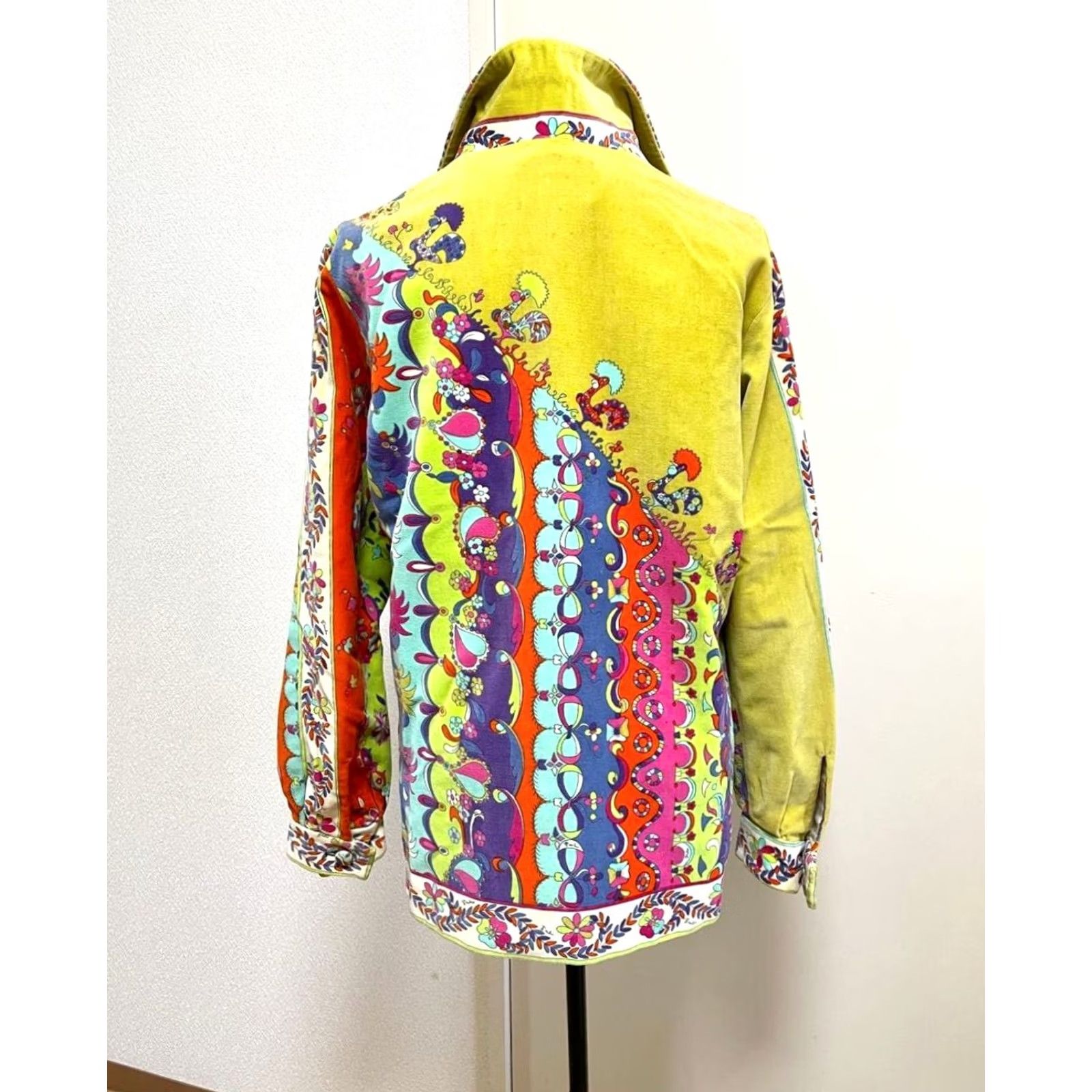 Emilio Pucci VINTAGE Emilio Pucci Pop Art Print Shirt Women's Cotton Velvet Top Size 14 Size XL / US 12-14 / IT 48-50 - 5 Thumbnail