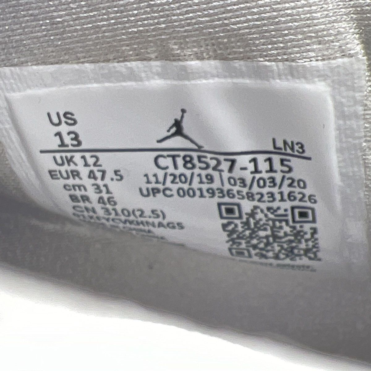 Jordan Brand Air Jordan 4 Purple Metallic Size US 13 / EU 46 - 8 Thumbnail