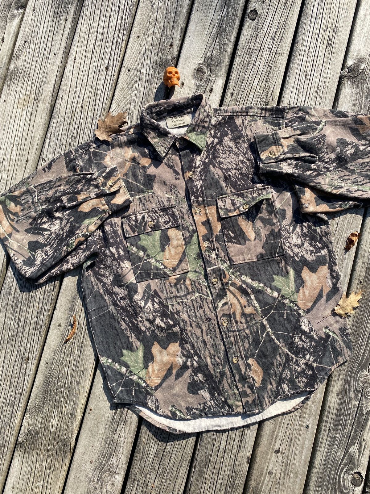 Vintage 90s Mossy Oak camo denim shirt jacket sz XXL Size US XXL / EU 58 / 5 - 1 Thumbnail