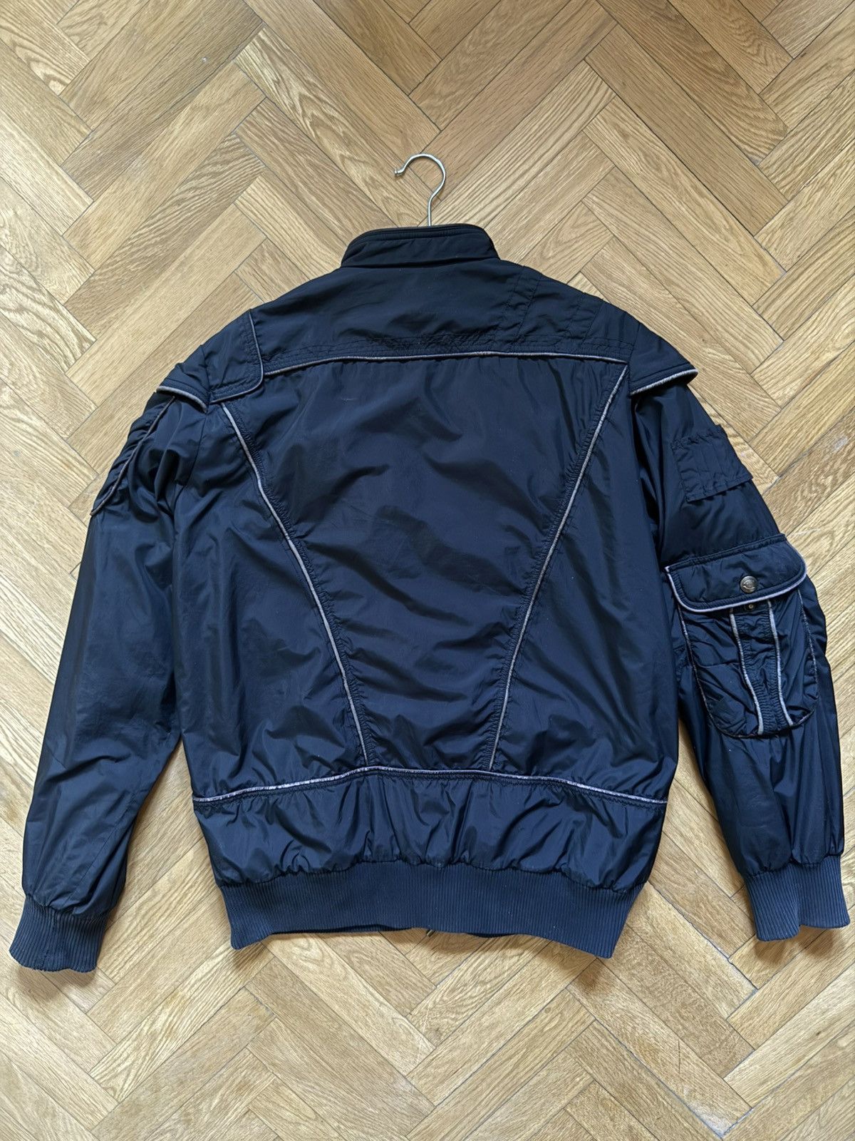 Just Cavalli Just Cavalli/Roberto Cavalli Cargo Gun Black Utility Bomber Size US M / EU 48-50 / 2 - 2 Thumbnail
