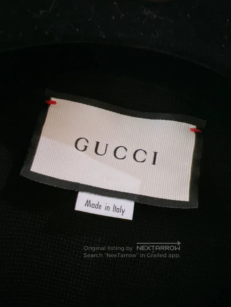 Gucci Gucci Navy-style black knitted jacket Size S / US 4 / IT 40 - 8 Thumbnail