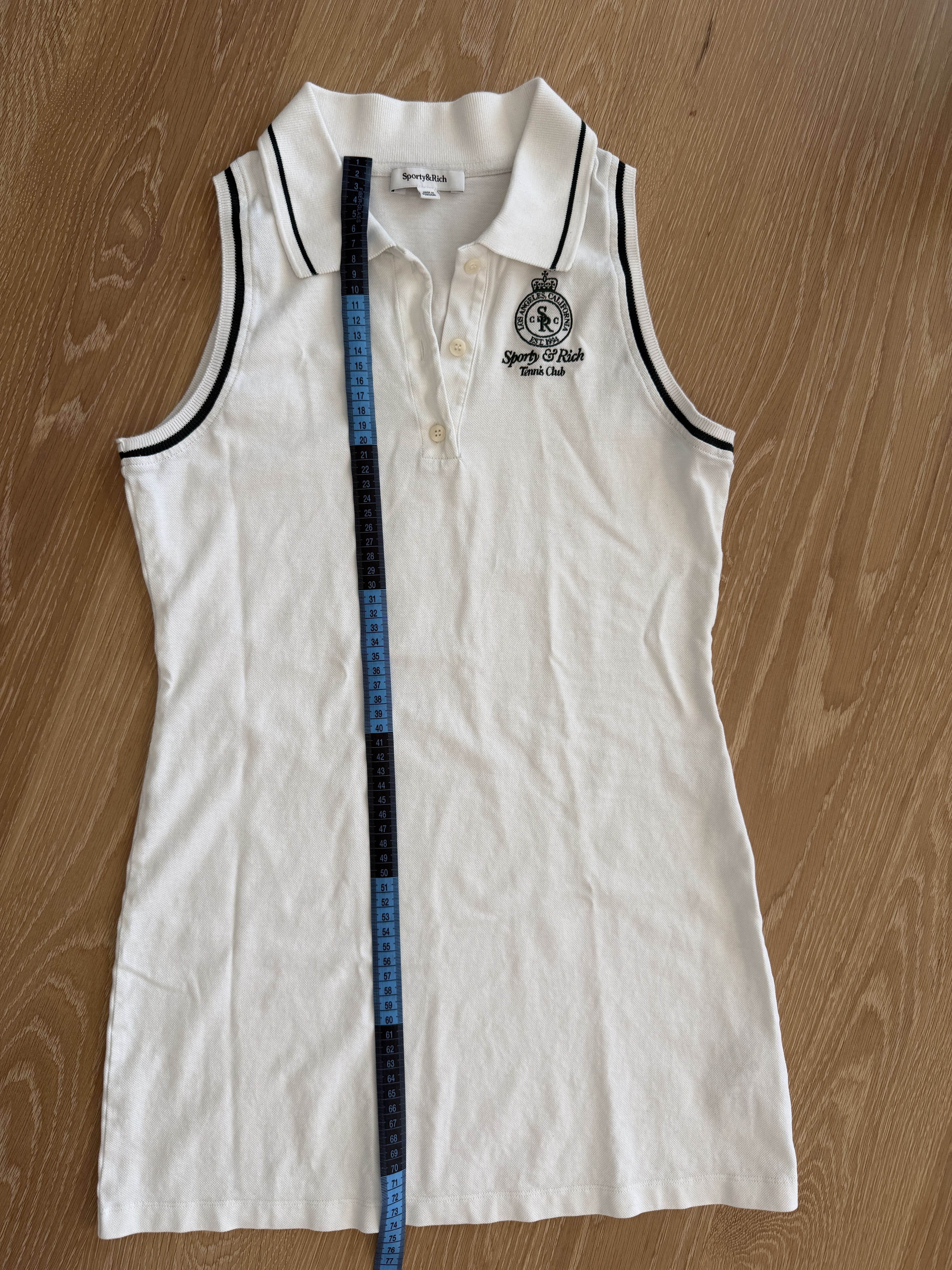 Sporty & Rich Helena Tennis Pique Polo Dress Size M / US 6-8 / IT 42-44 - 5 Thumbnail