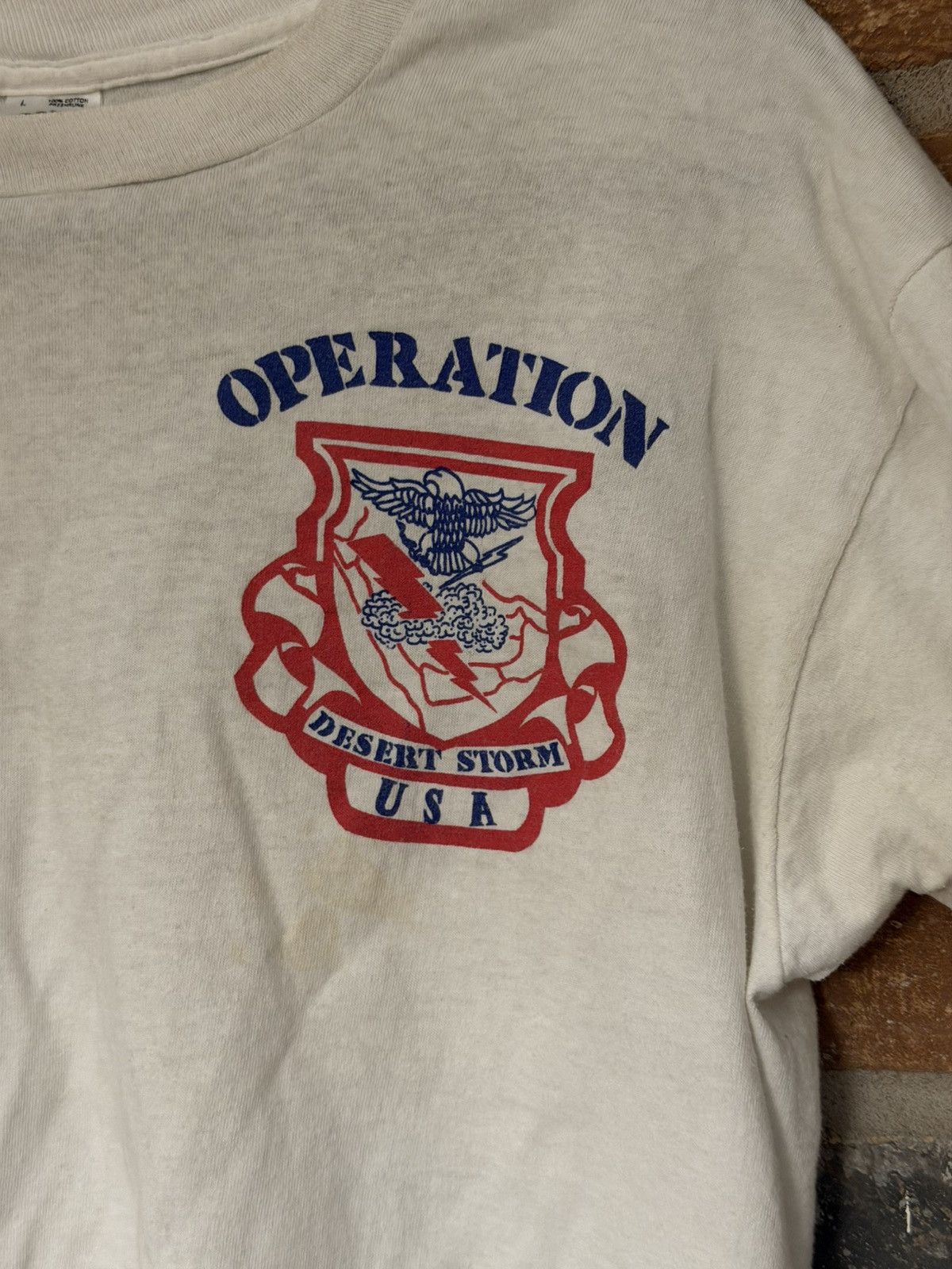 Vintage Vintage Operation Desert Storm Tee – Made in USA 🇺🇸 Size US S / EU 44-46 / 1 - 8 Thumbnail