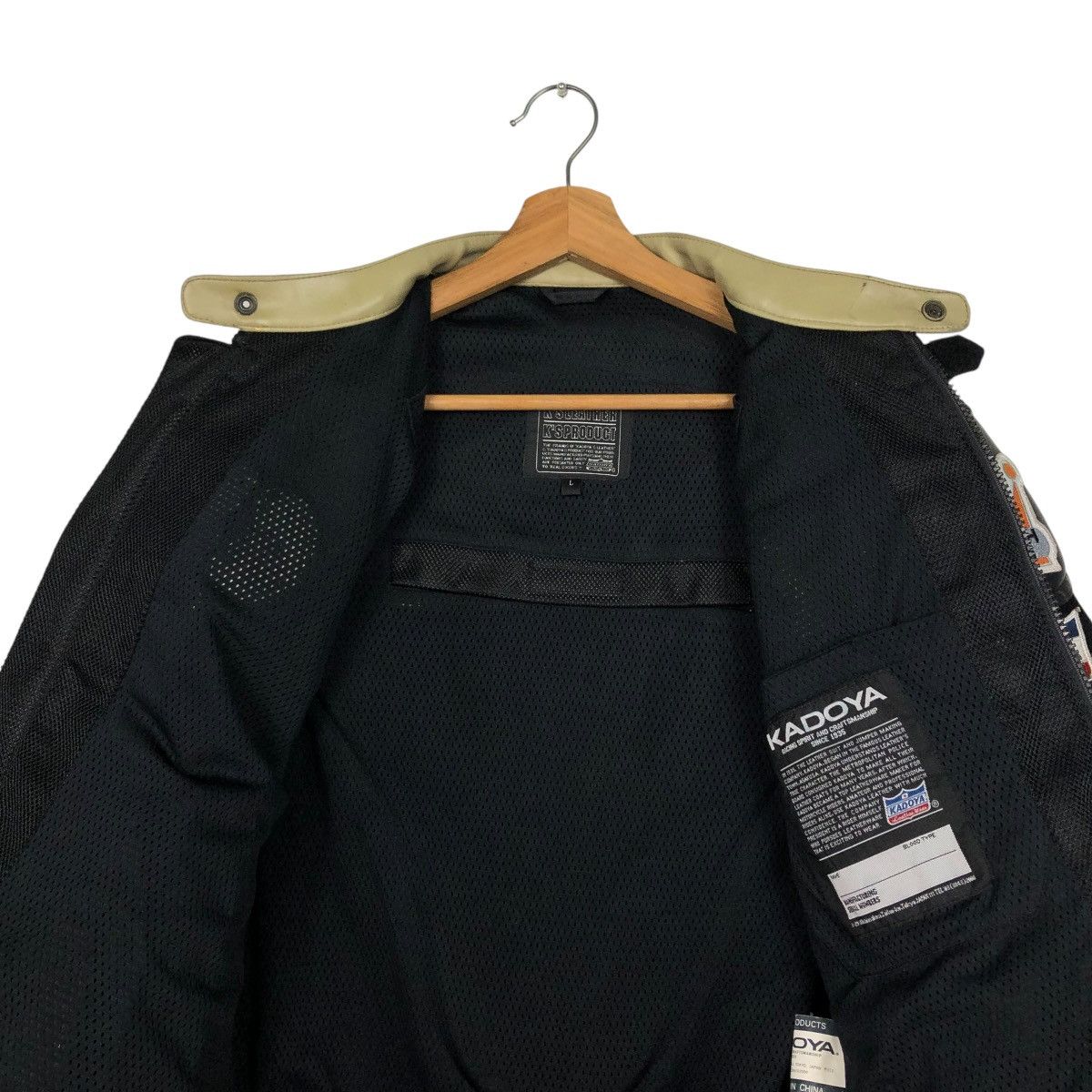 Kadoya 🔥KADOYA VINTAGE LEATHER JACKET BIKER BATTLESUIT CLASHKING Size US L / EU 52-54 / 3 - 16 Thumbnail