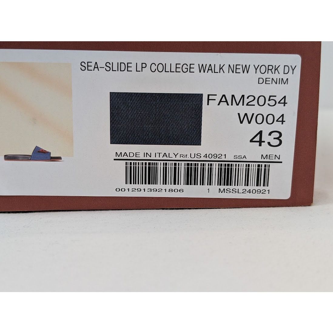 Loro Piana o1rshd1 Q:2 / Sea-Slide LP College Walk New York Dy in Blue Size US 10 / EU 43 - 21 Thumbnail