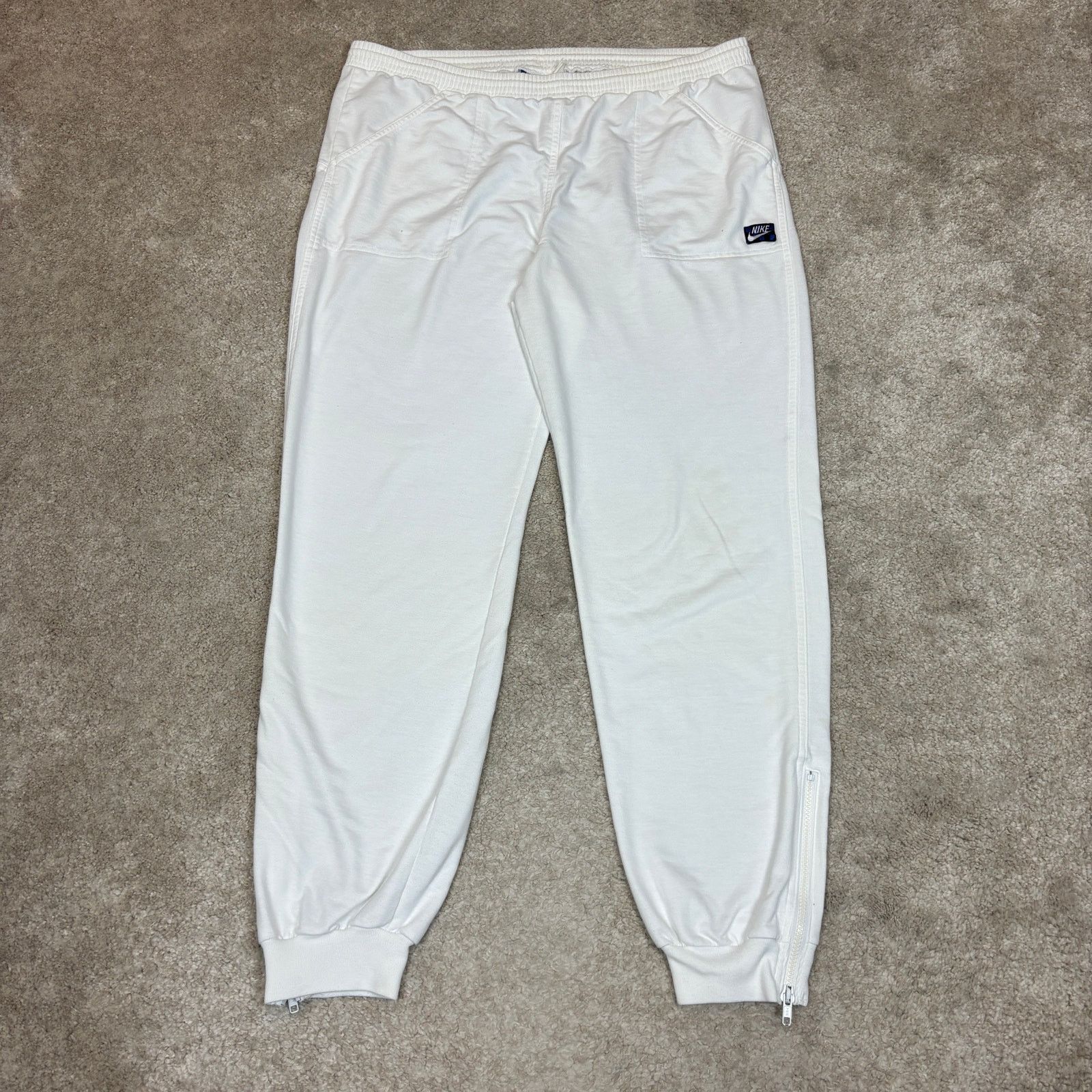 Nike VTG 80’s Nike John McEnroe Checker Jogger Sweatpants Large Size US 32 / EU 48 - 2 Thumbnail