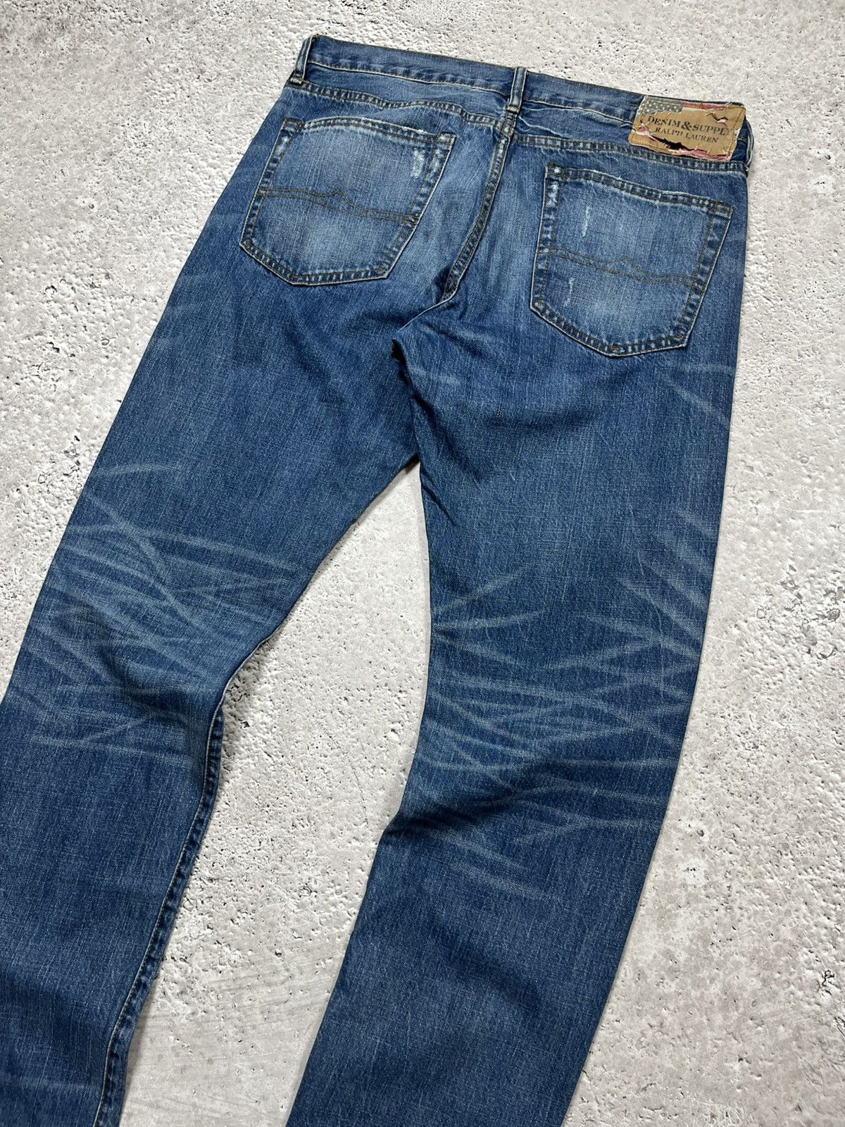Polo Ralph Lauren Denim & Supply Ralph Lauren Slim Fit Jeans Medium Wash Size US 34 / EU 50 - 4 Thumbnail
