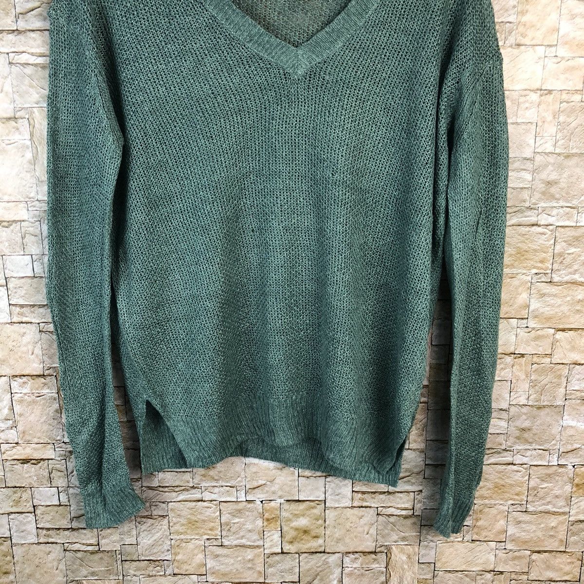 Vintage Uniqlo japan vintage Green Knitwear #A1218 Size US XL / EU 56 / 4 - 6 Thumbnail