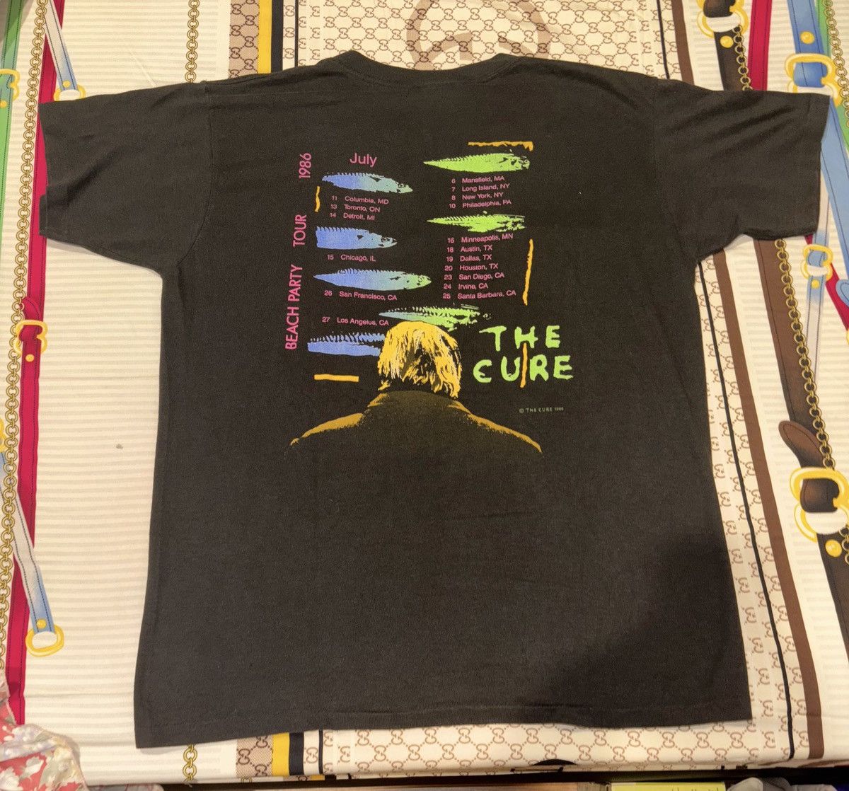Band Tees 1986 The Cure Beach Party Tour Shirt Size US XL / EU 56 / 4 - 2 Thumbnail