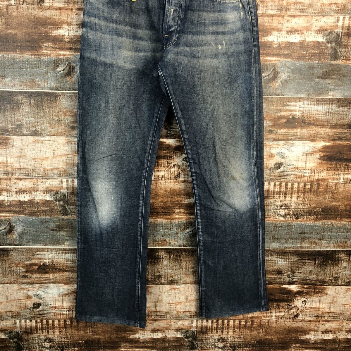 Energie DLL Energie faded Blue ripped Denim Pants #C123 Size US 31 - 3 Thumbnail