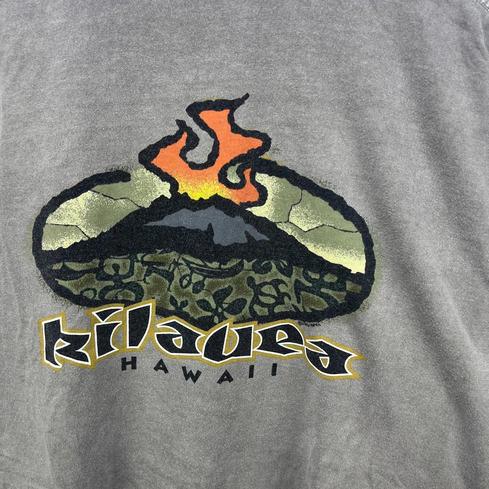 Vintage Vintage Hawaii Volcano Surf Sun Faded Long Sleeve Shirt 2XL Size US XXL / EU 58 / 5 - 2 Thumbnail