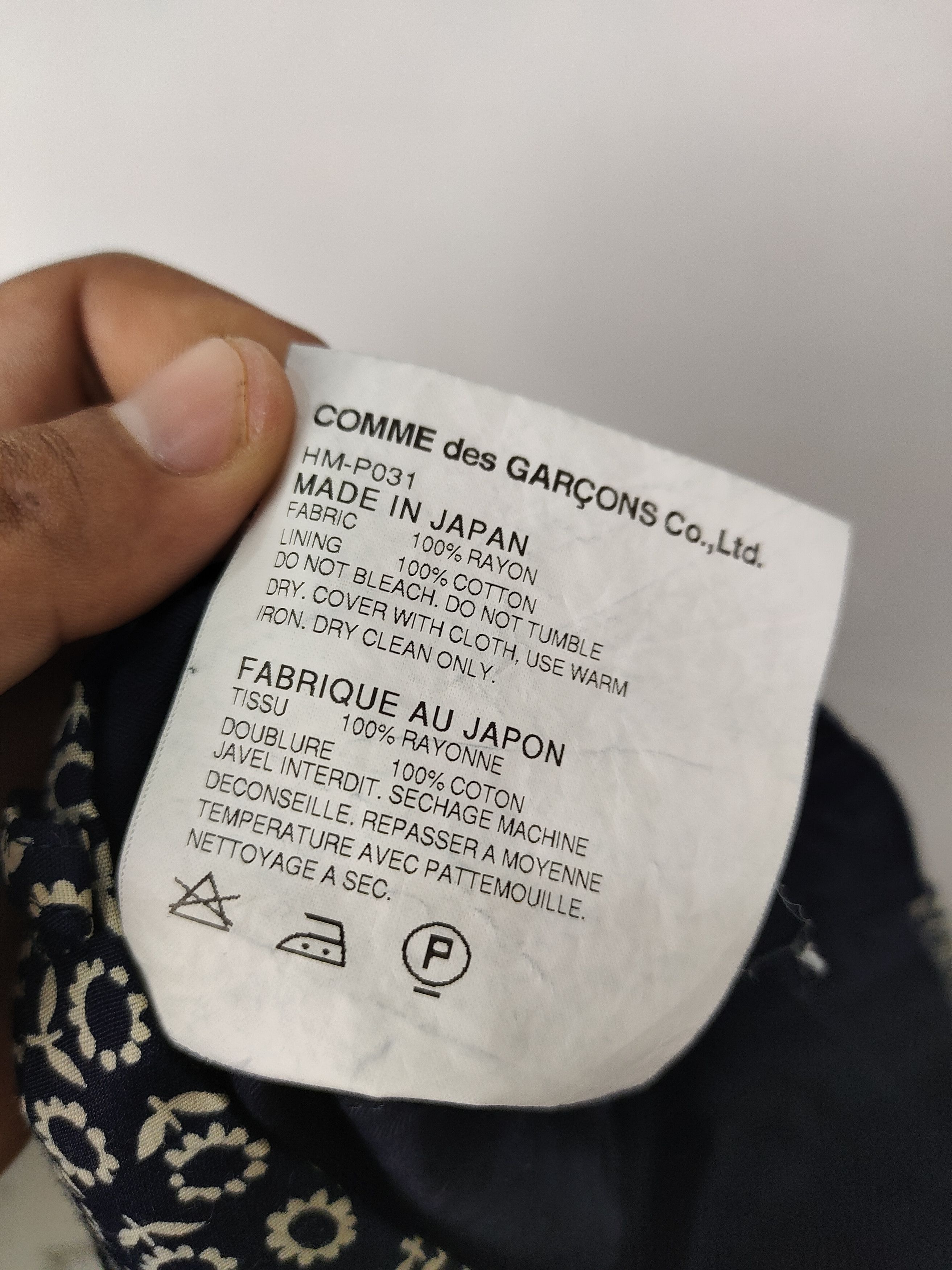 Comme des Garcons Comme Des Garçons Homme Floral Print Short Pant Size US 33 - 7 Thumbnail