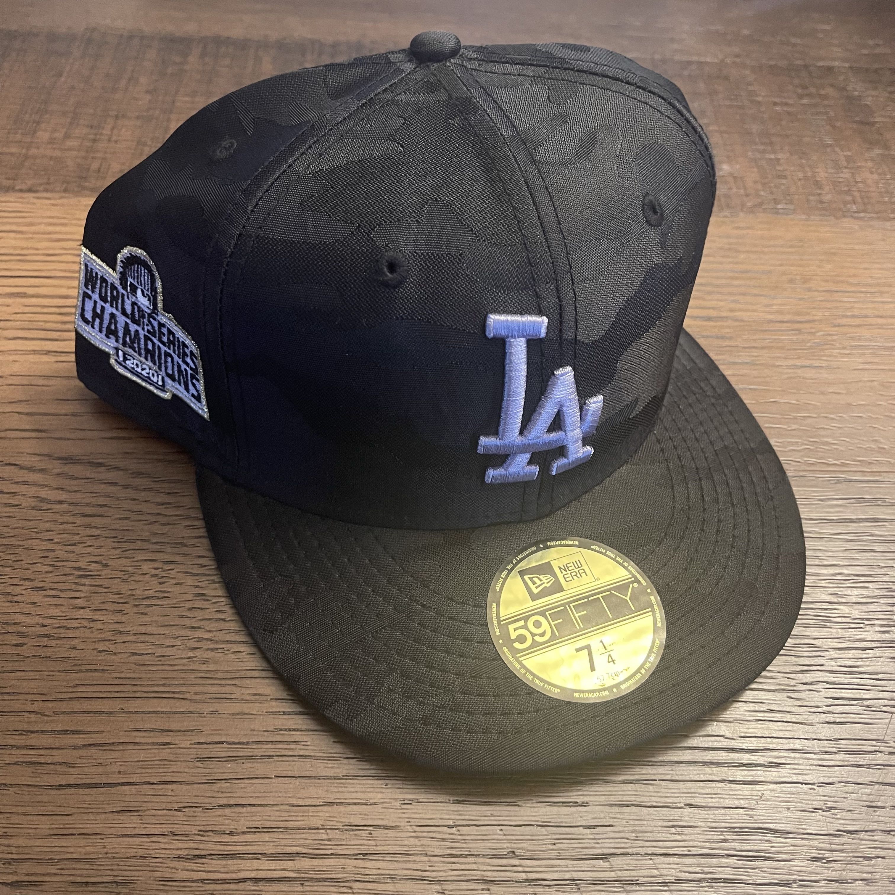 MLB × New Era New Era LA Dodgers 2020 World Series Champs Fitted Hat Size ONE SIZE - 1 Thumbnail