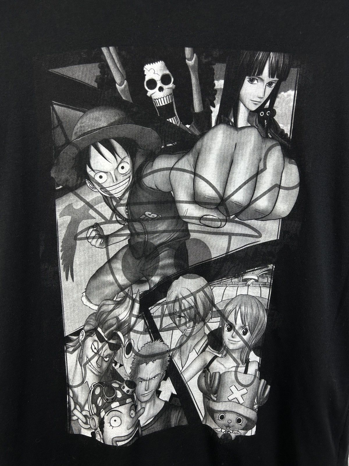 Anime Mastermind Japan Theatre8 One Piece 2011 Mugiwara Chase Tee Size US M / EU 48-50 / 2 - 2 Thumbnail