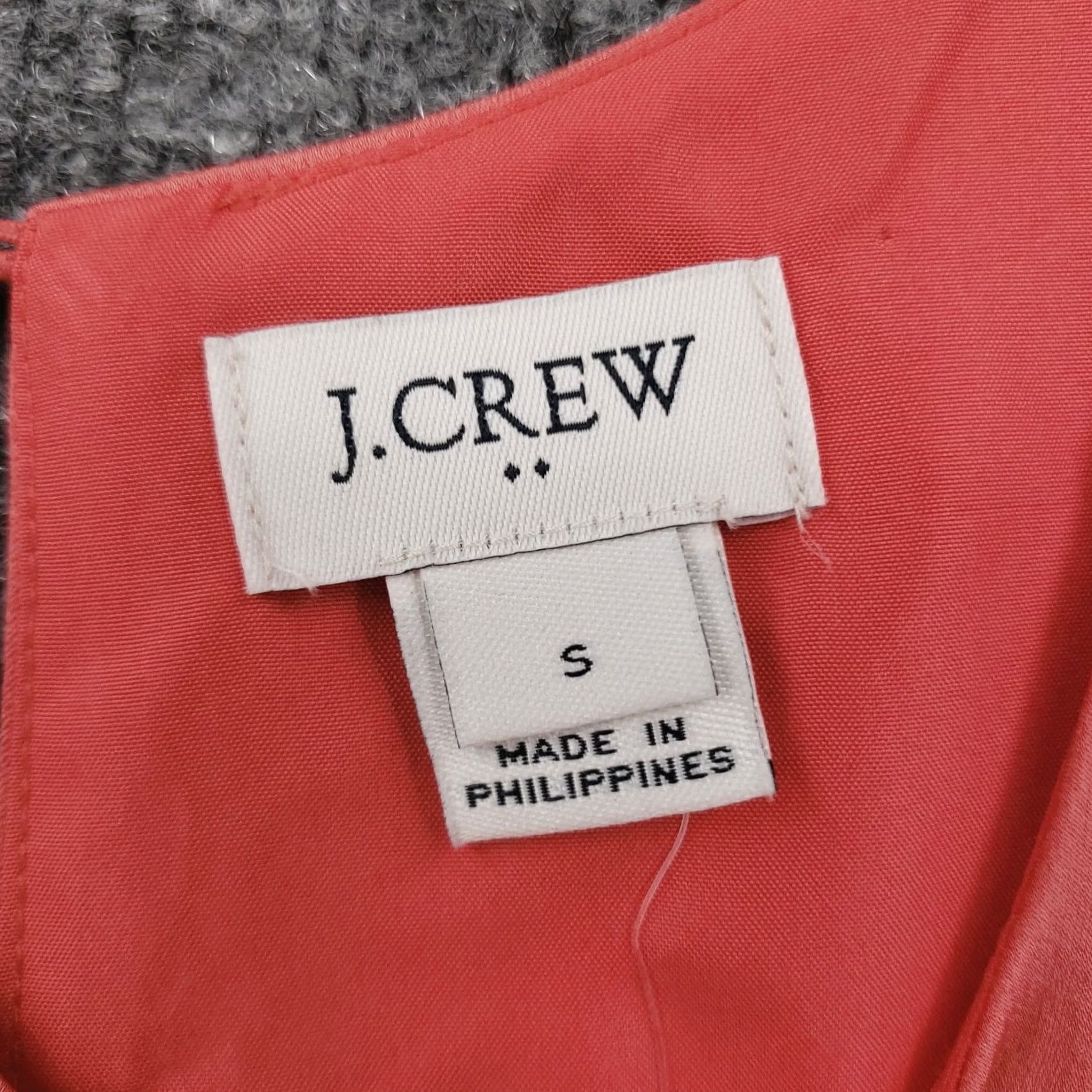 J.Crew J.CREW Tank Womens S Small Red Cropped Scoop Neck Sleeveless Polyester Size S / US 4 / IT 40 - 3 Thumbnail